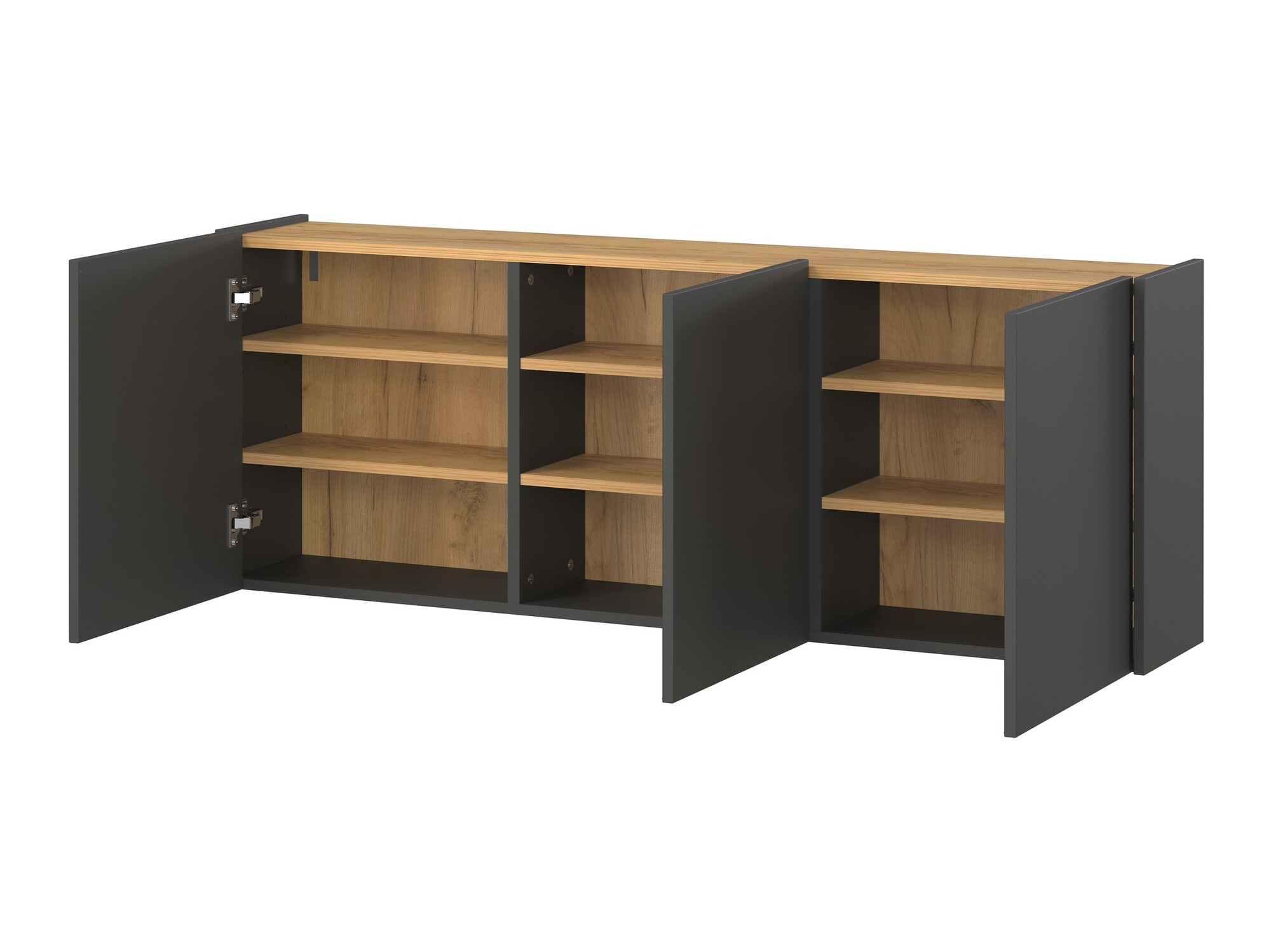 Polica za obuću Sacramento 433 (Graphite)