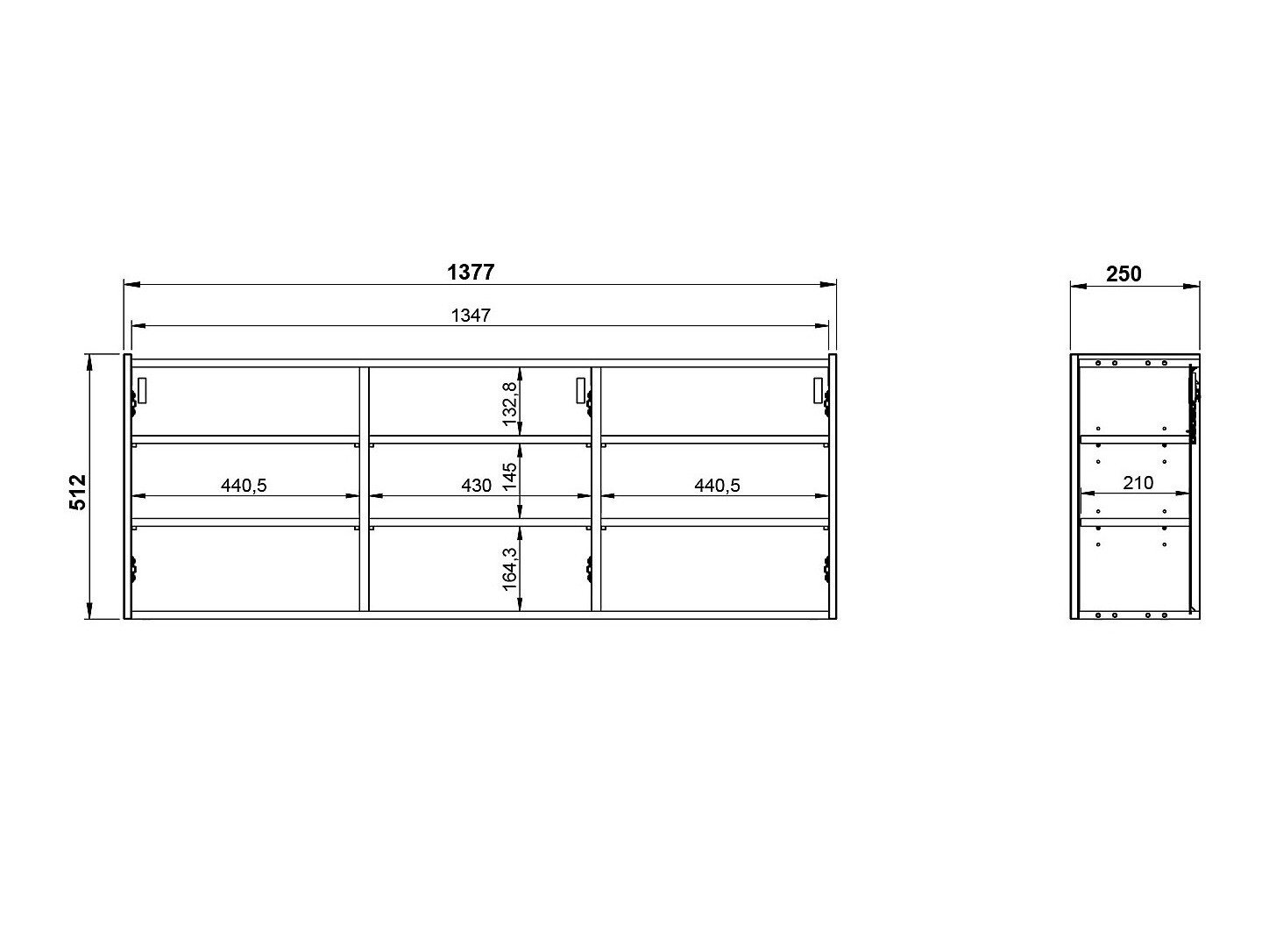 Polica za obuću Sacramento 433 (Graphite)