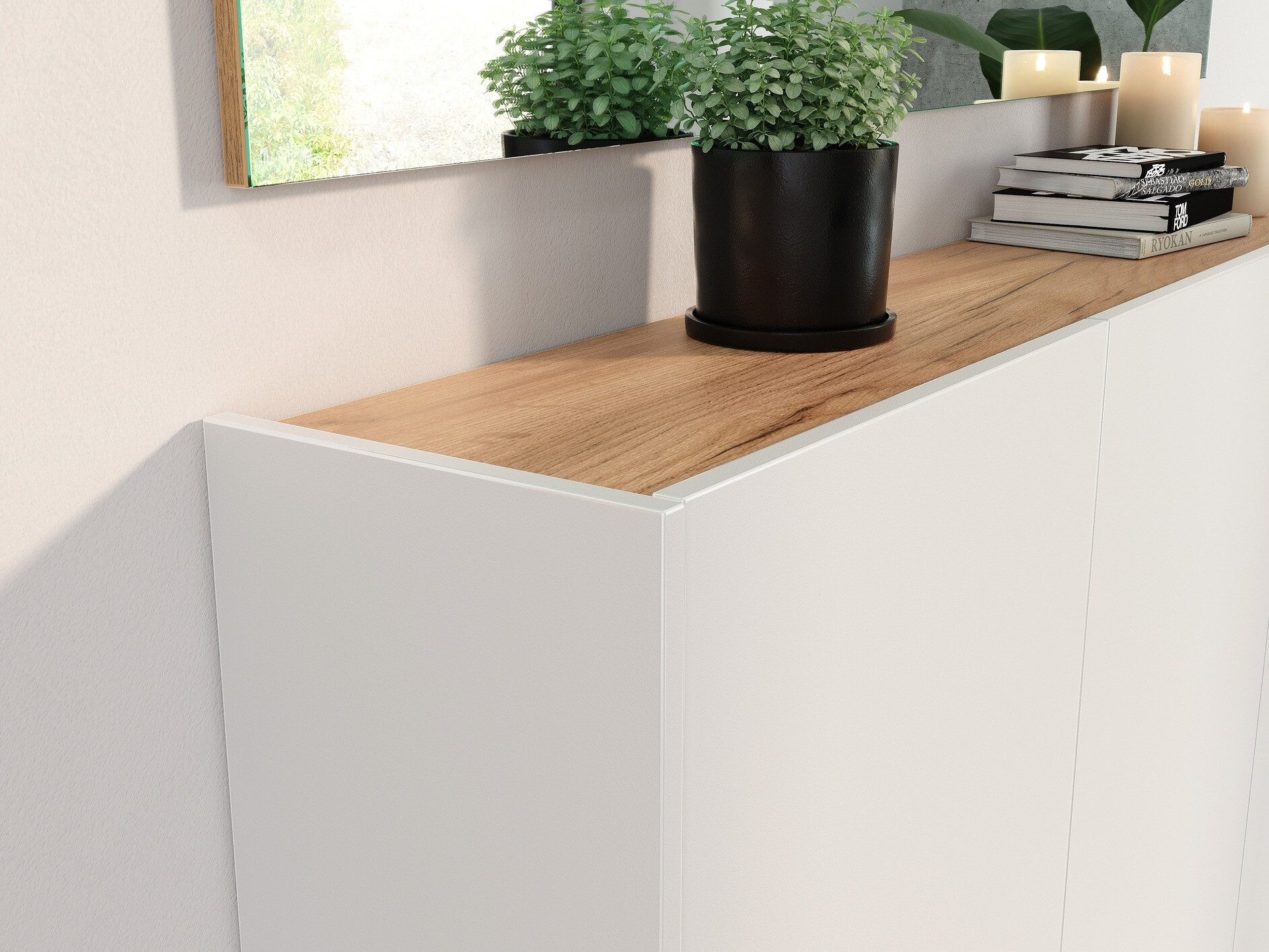 Polica za obuću Sacramento 434 (Belo)