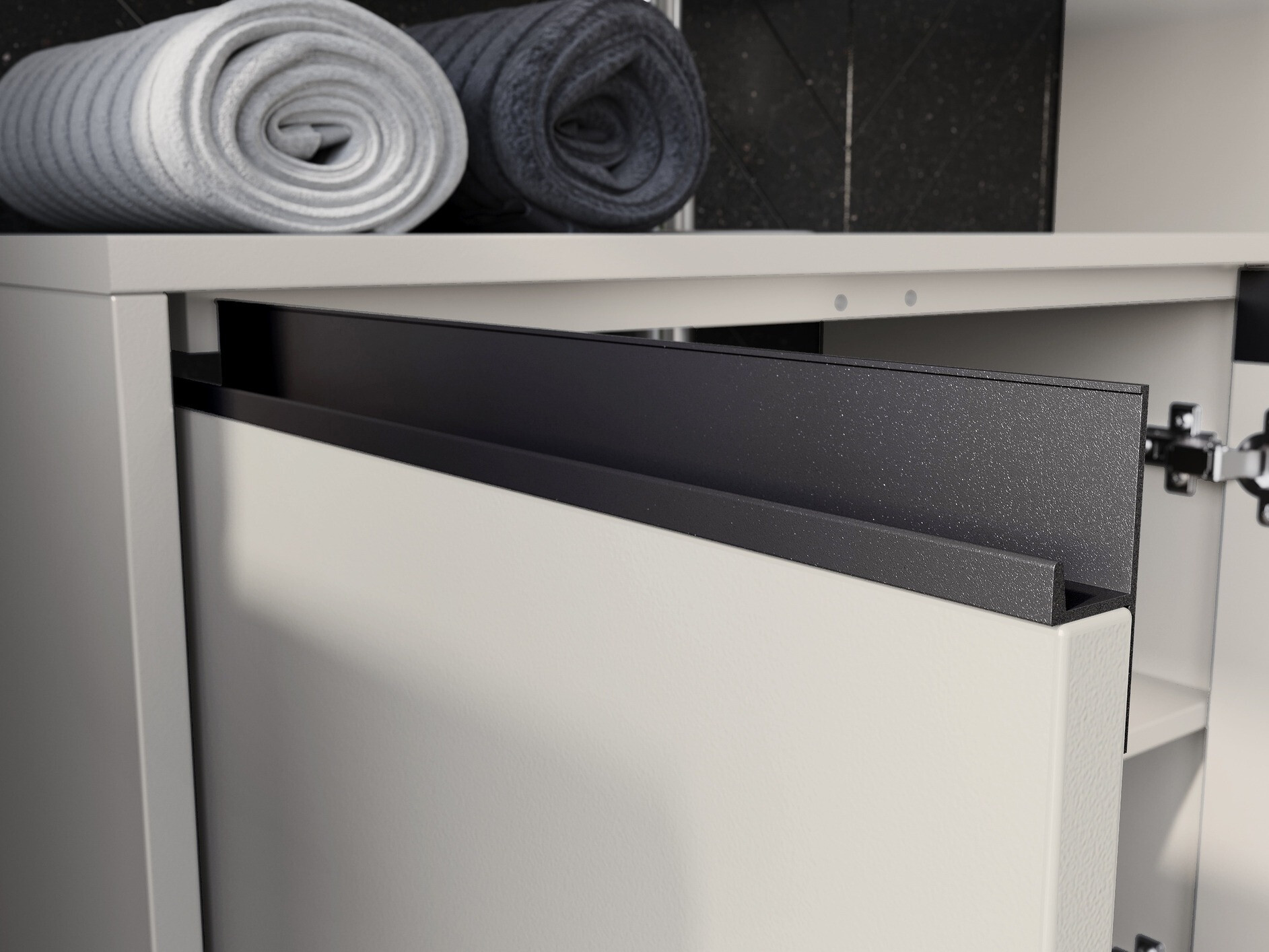 Samostojeći ormarić sa umivaonikom Tensona 100 (Svetloosiva)