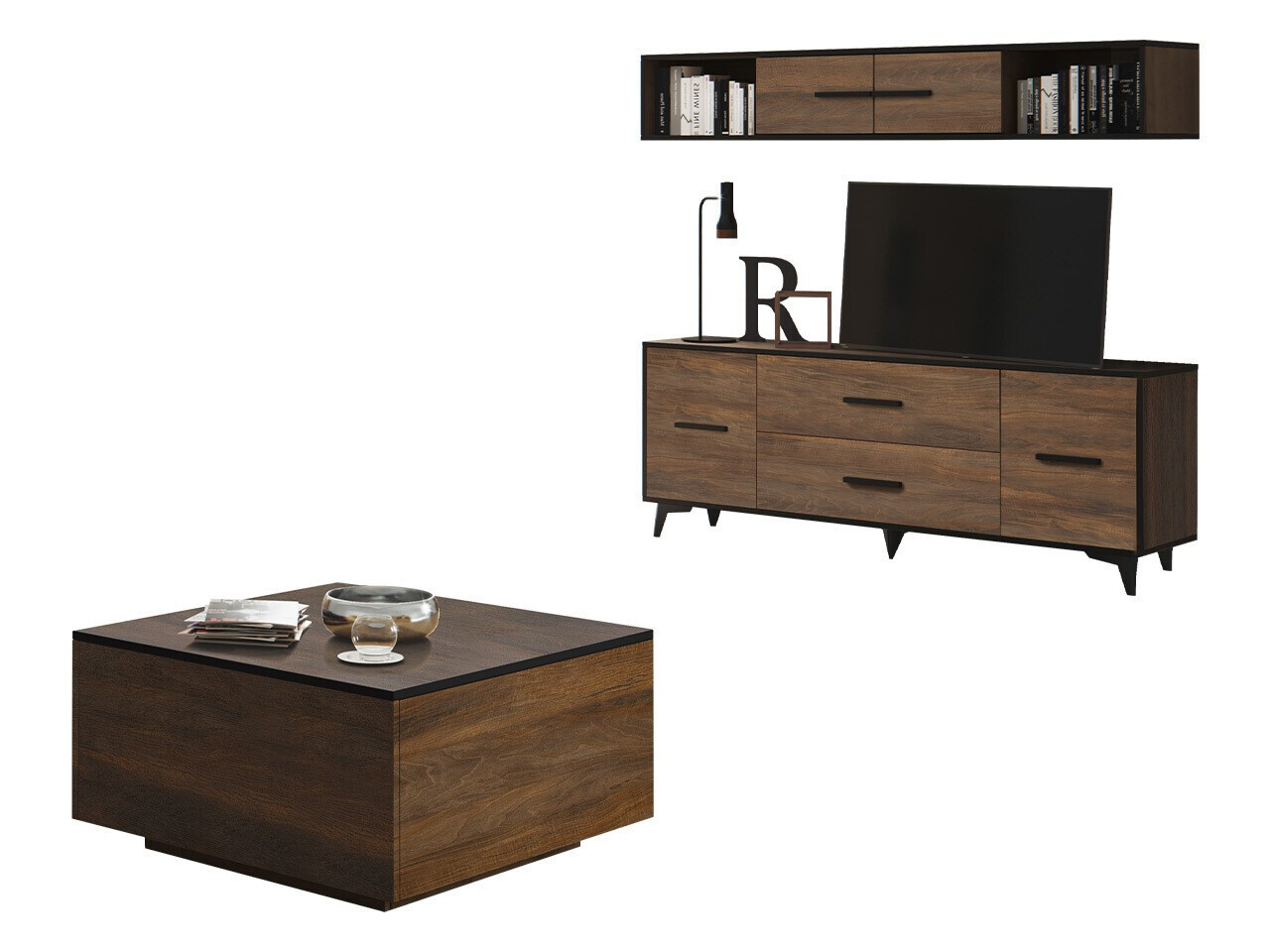 Set za dnevnu sobu Avimora 116 (Orah)