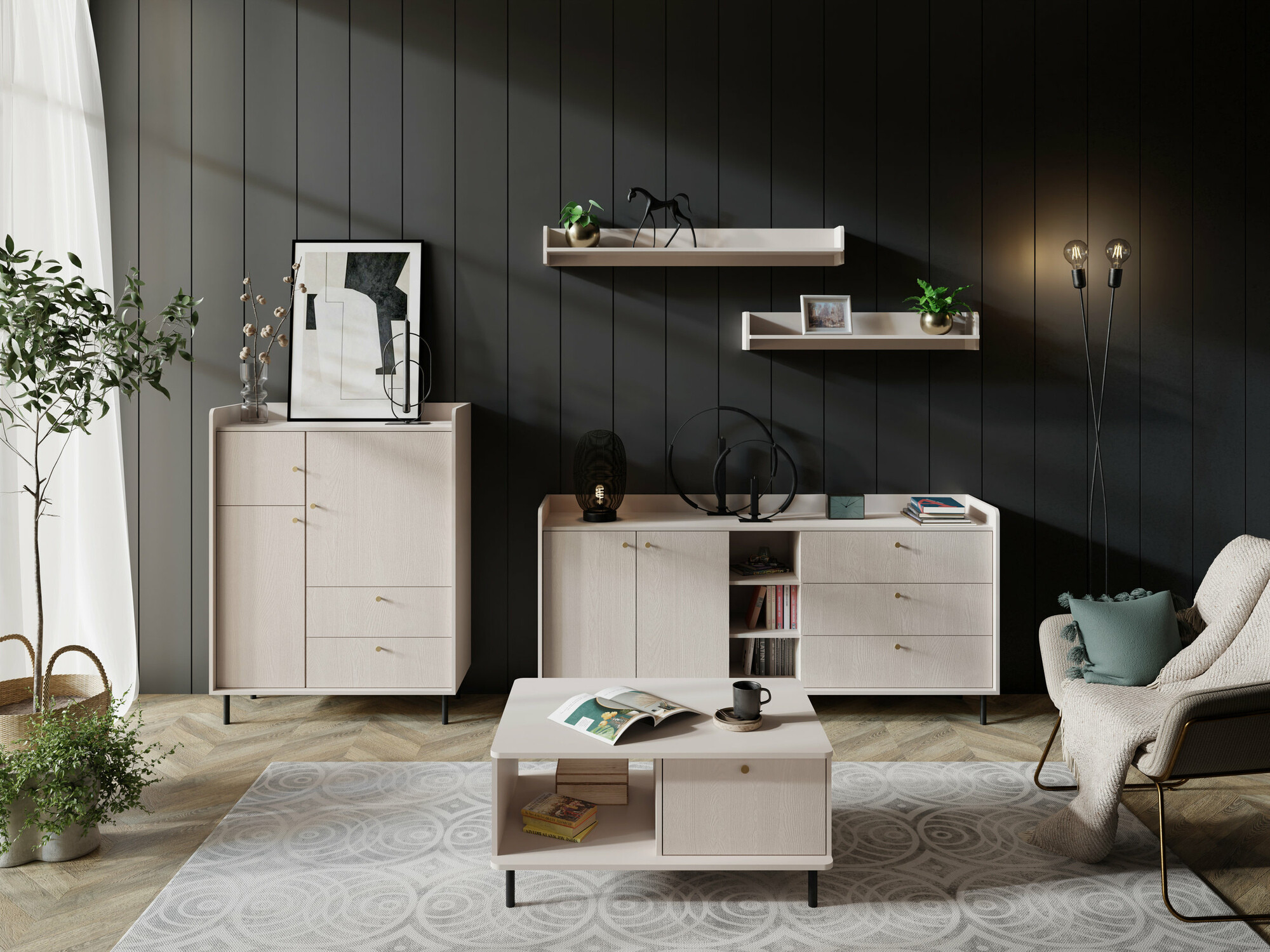 Zidna polica Sorsale 109