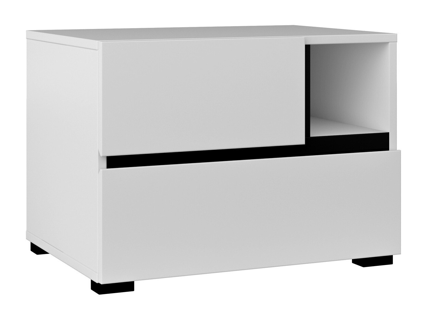 Noćni ormarić Alfere 120 (Belo)