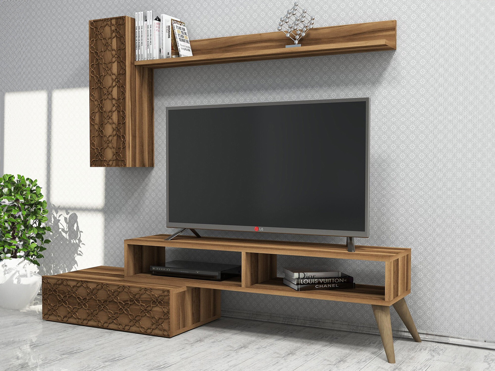 Set za dnevnu sobu Kailua 1561 (Orah)