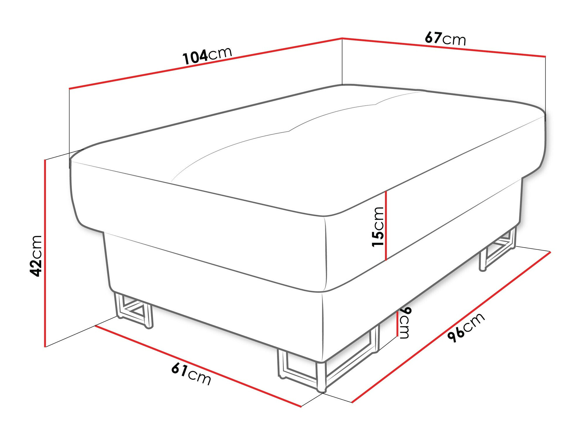 Tapacirana klupa Comfivo 238 (Manila 18)