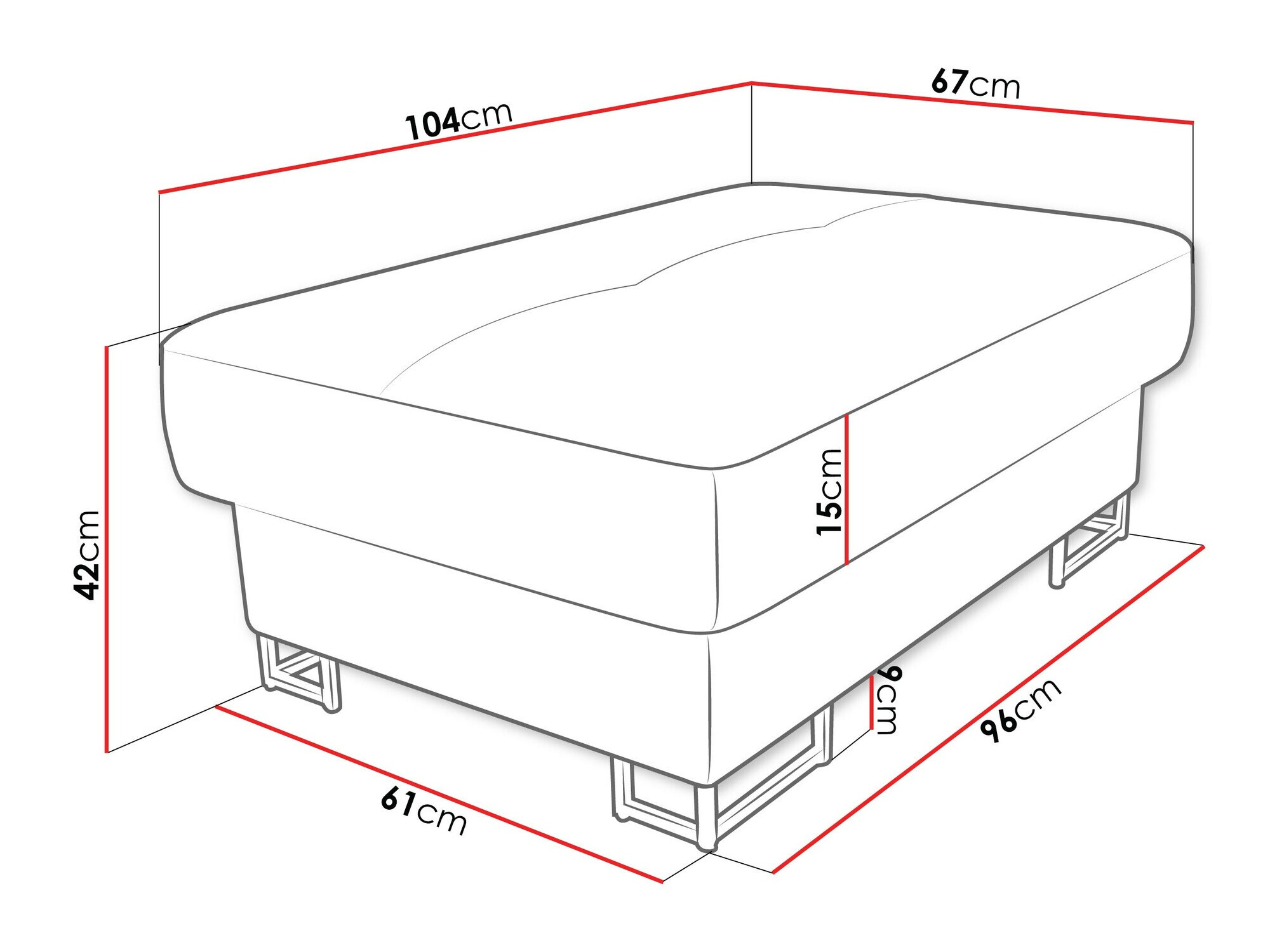 Tapacirana klupa Comfivo 238 (Manila 26)