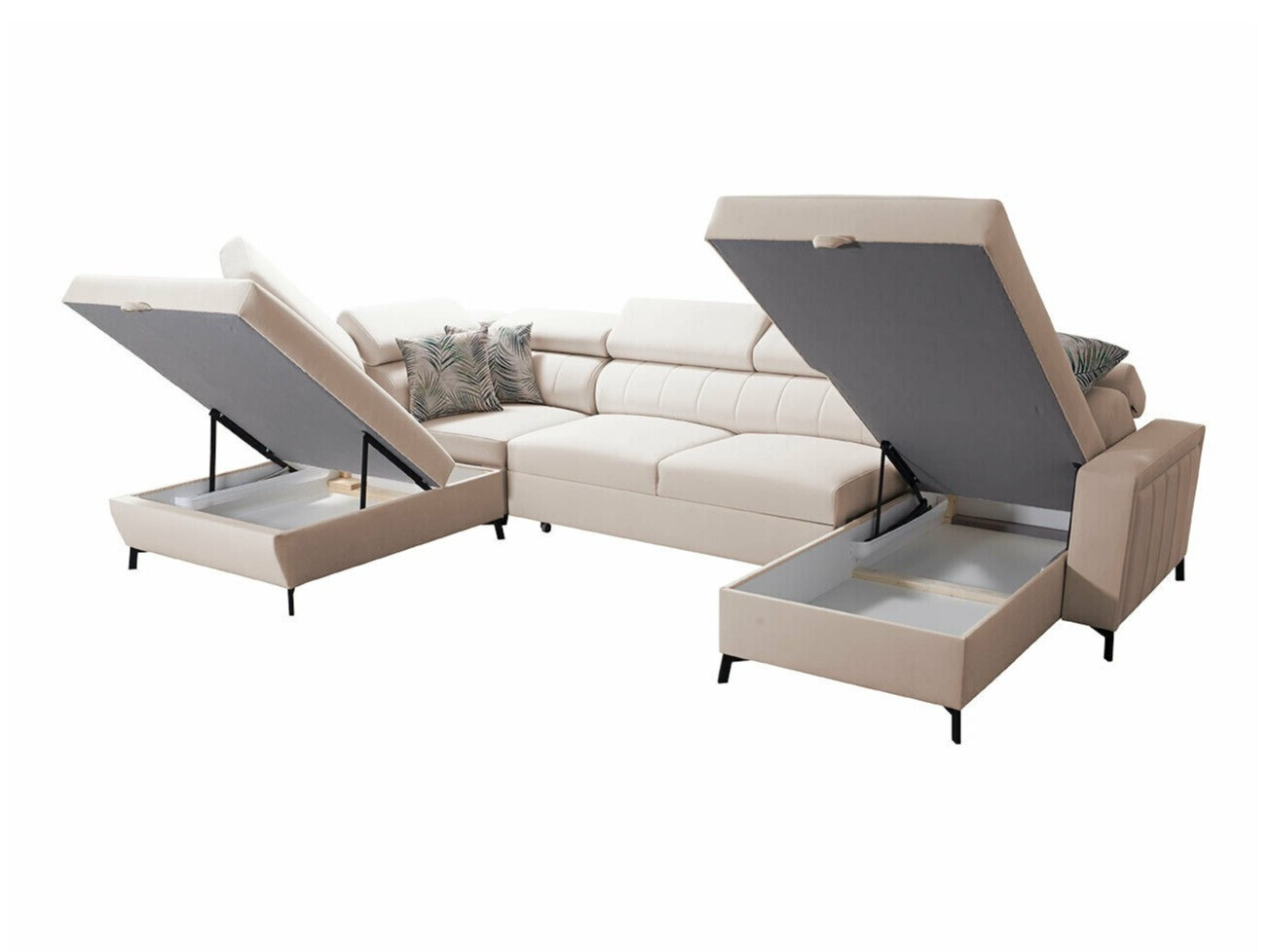 Ugaona sofa Sarasota 158 (Mono 231 + Botanical 36)