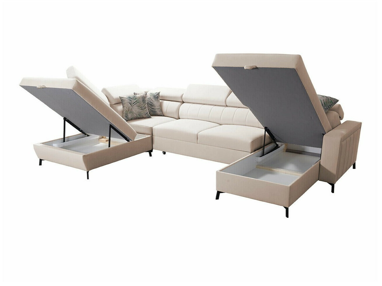 Ugaona sofa Sarasota 158 (Mono 235 + Botanical 36)
