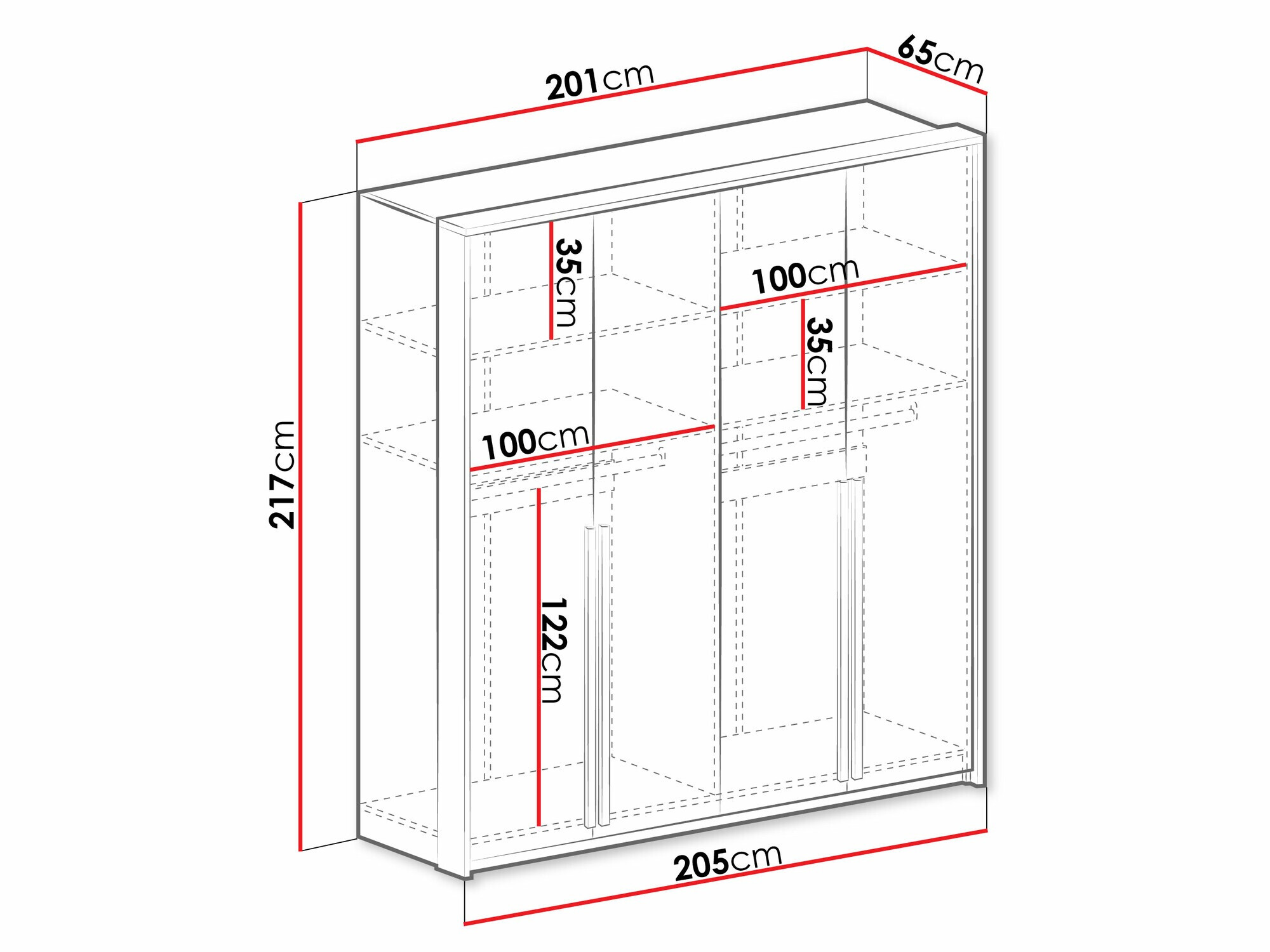 Ormar Calcalo 101 (Bež)