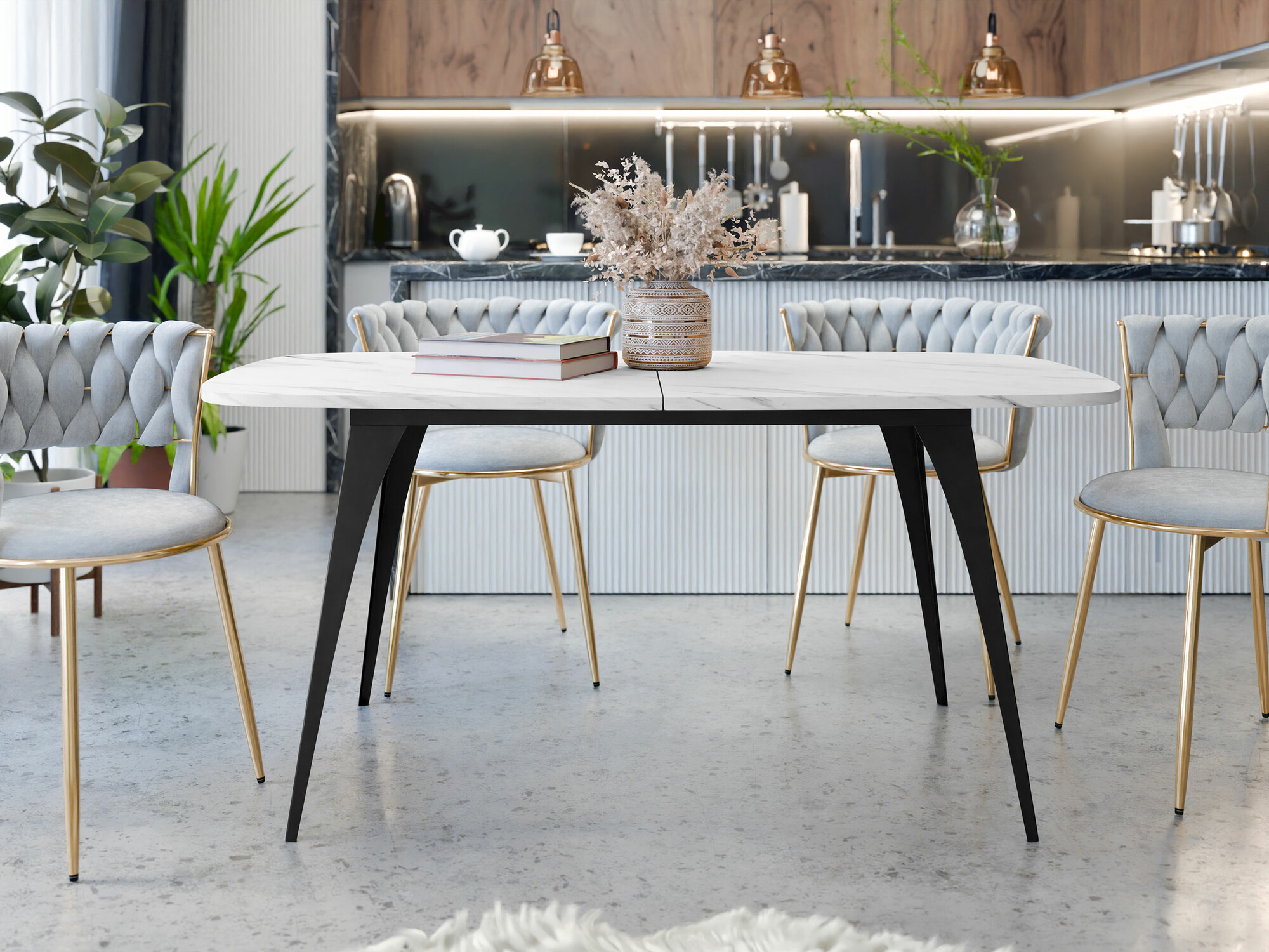 Sto Oswego 131 (Beli mermer)