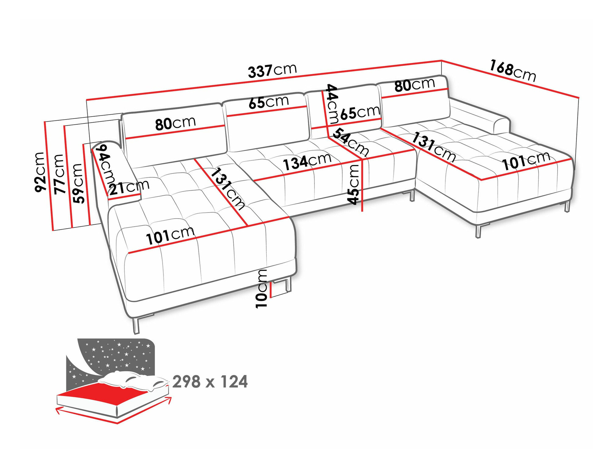 Ugaona garnitura Stonecrest 101 (Velo 621)