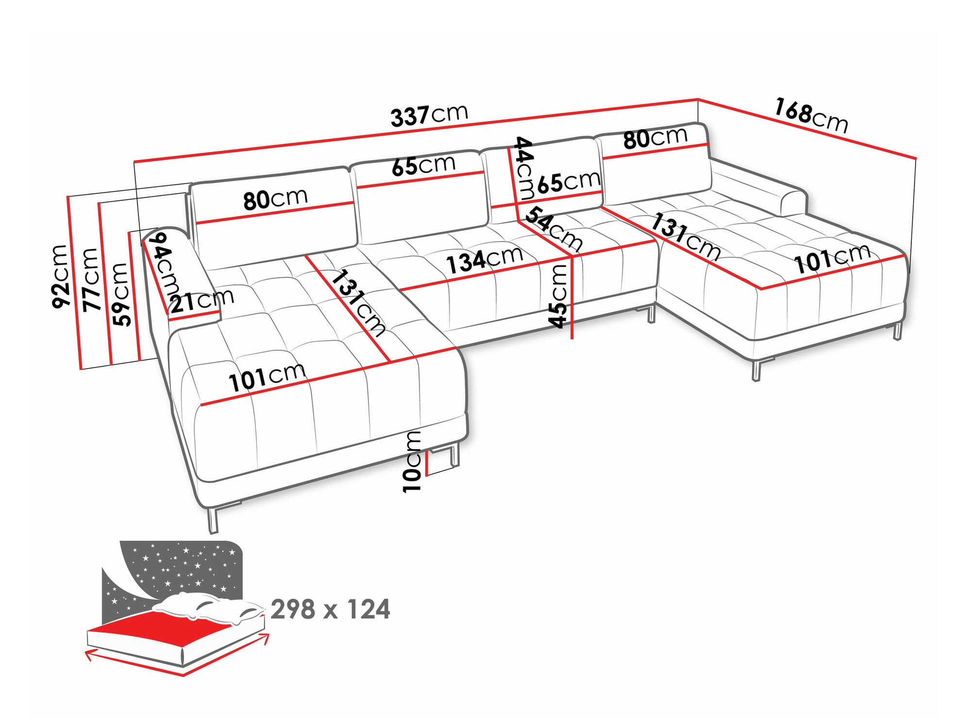 Ugaona sofa Stonecrest 101 (Velo 633)