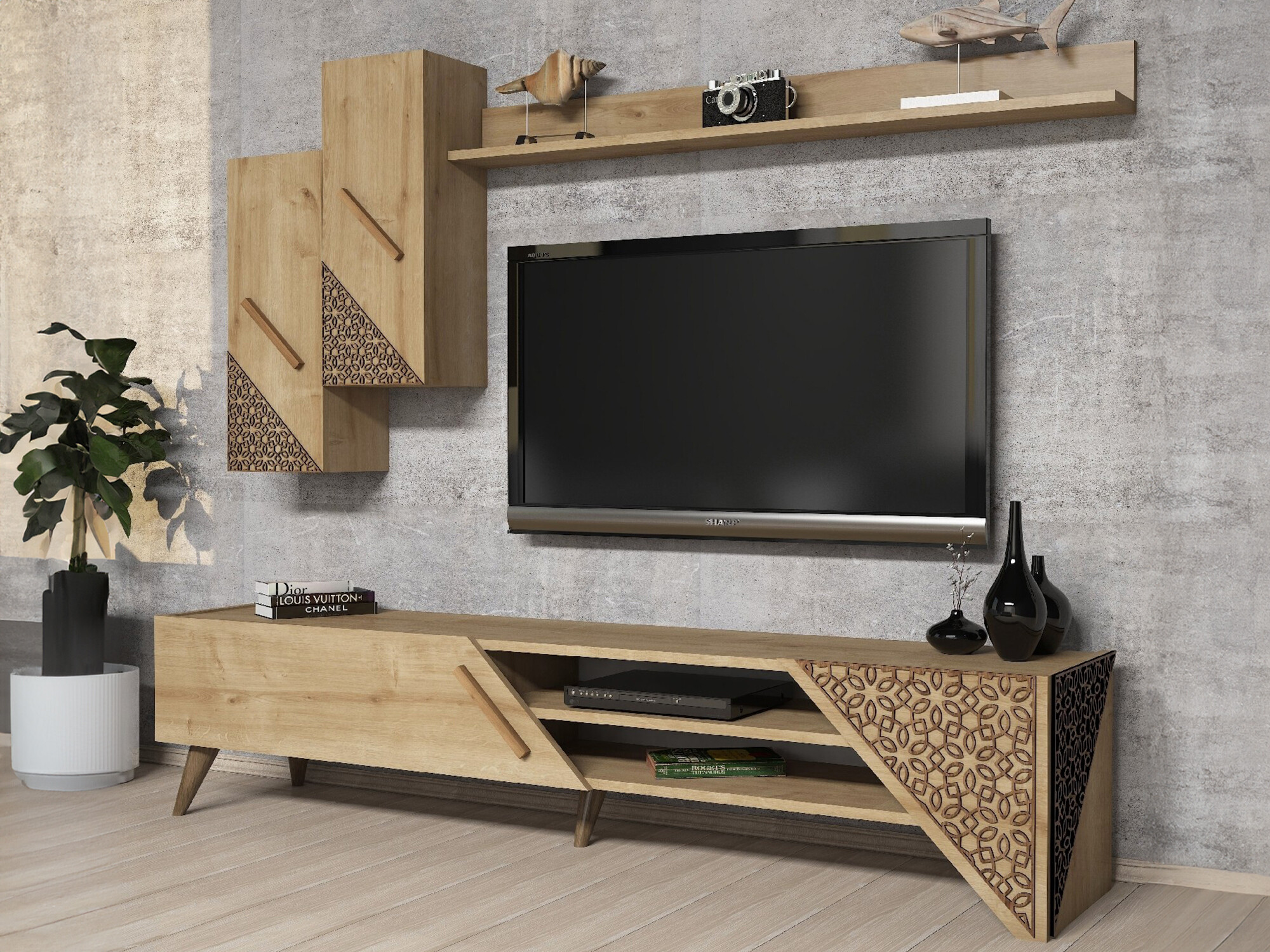 Set za dnevnu sobu Kailua 1564 (Hrast)