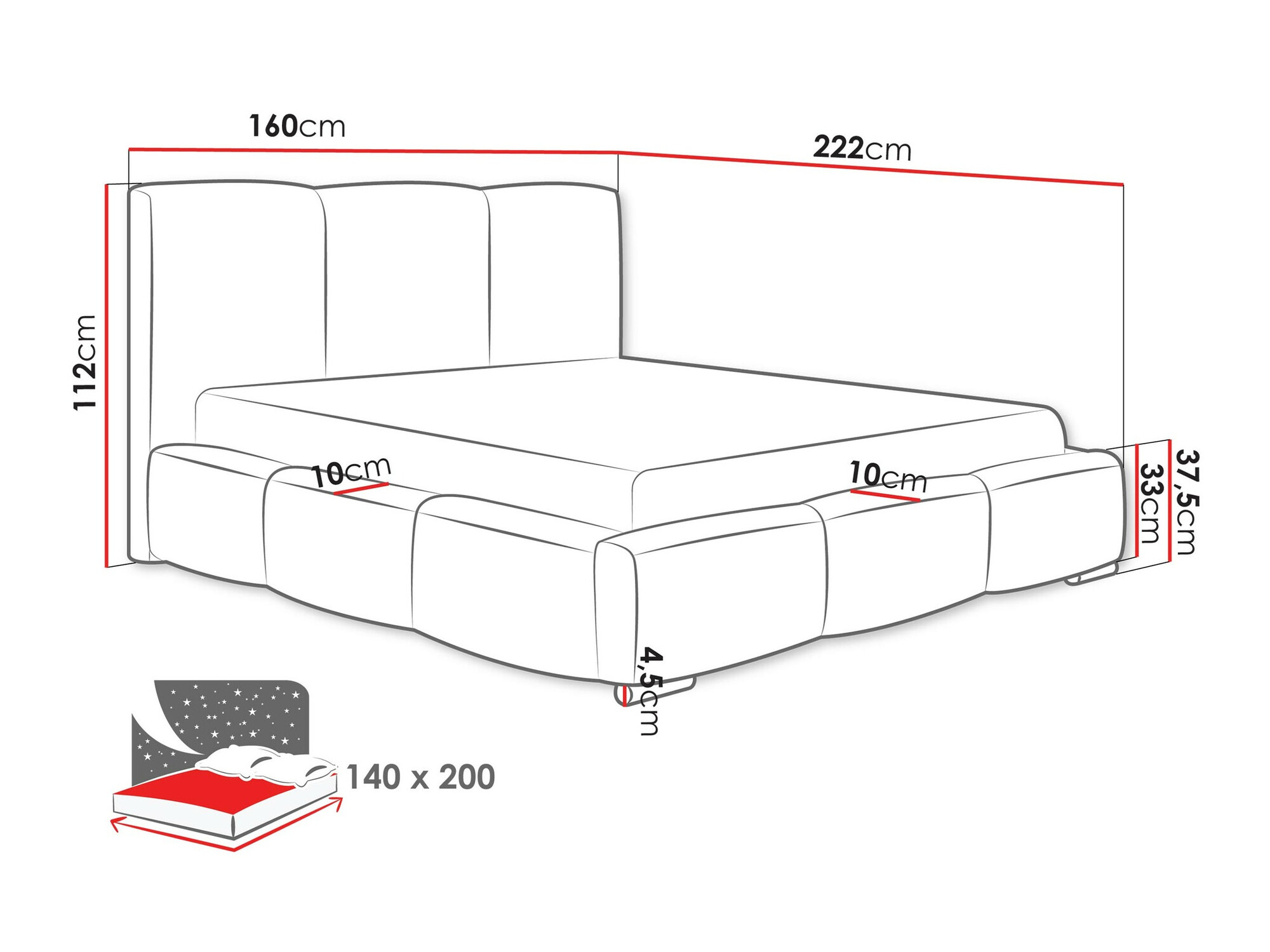 Krevet Comfivo 383 (Kronos 07)
