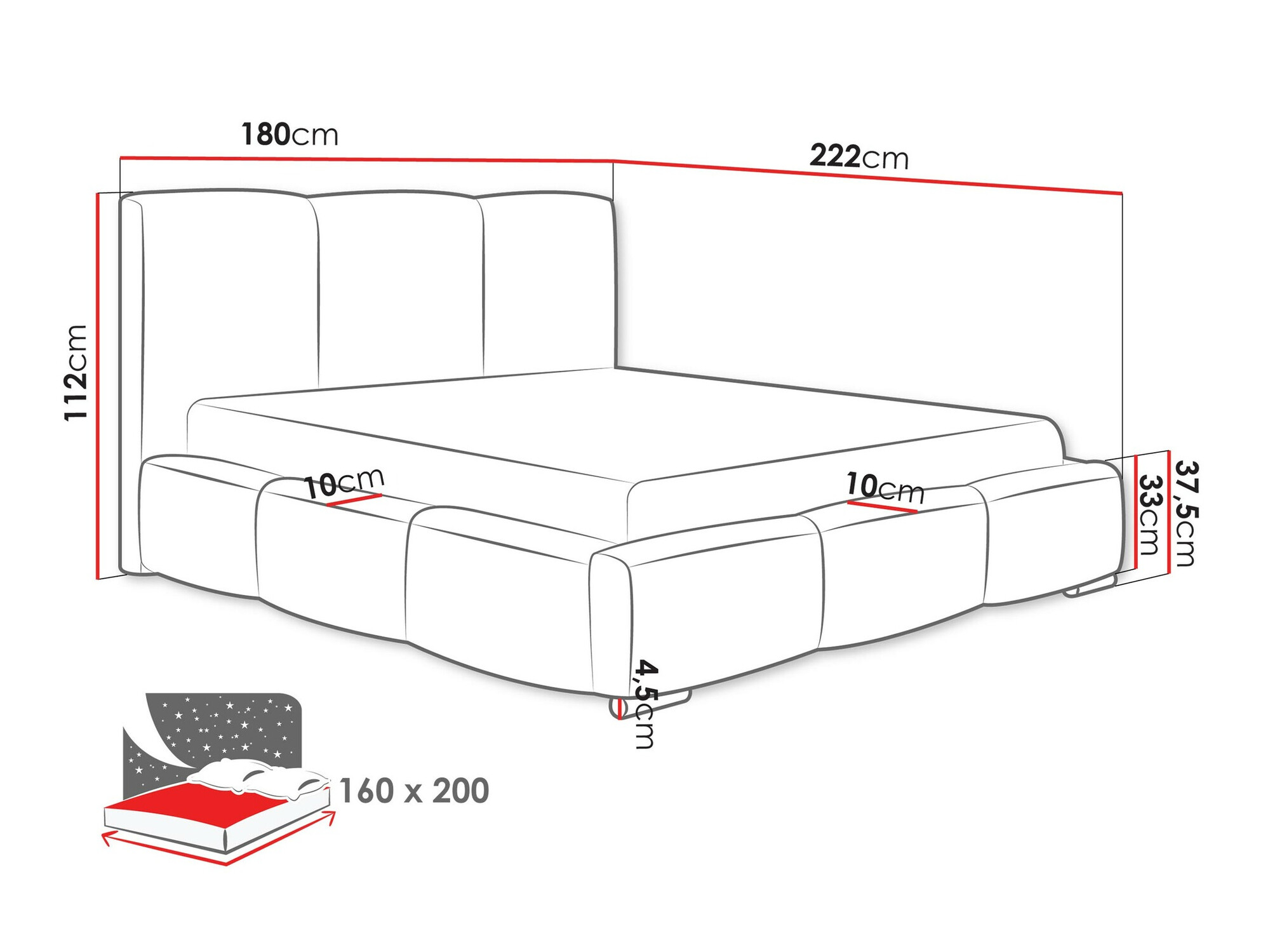 Krevet Comfivo 383 (Kronos 07)