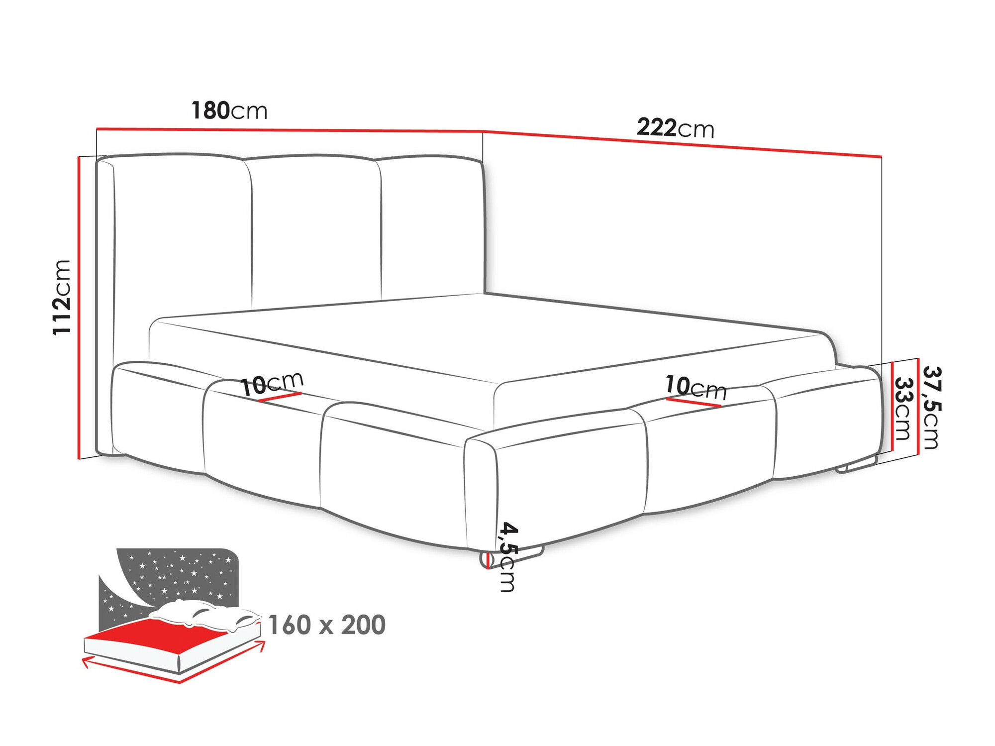 Krevet Comfivo 383 (Kronos 22)