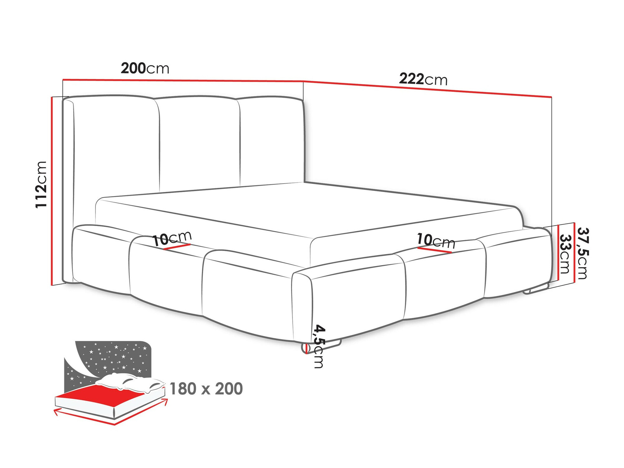 Krevet Comfivo 383 (Kronos 29)