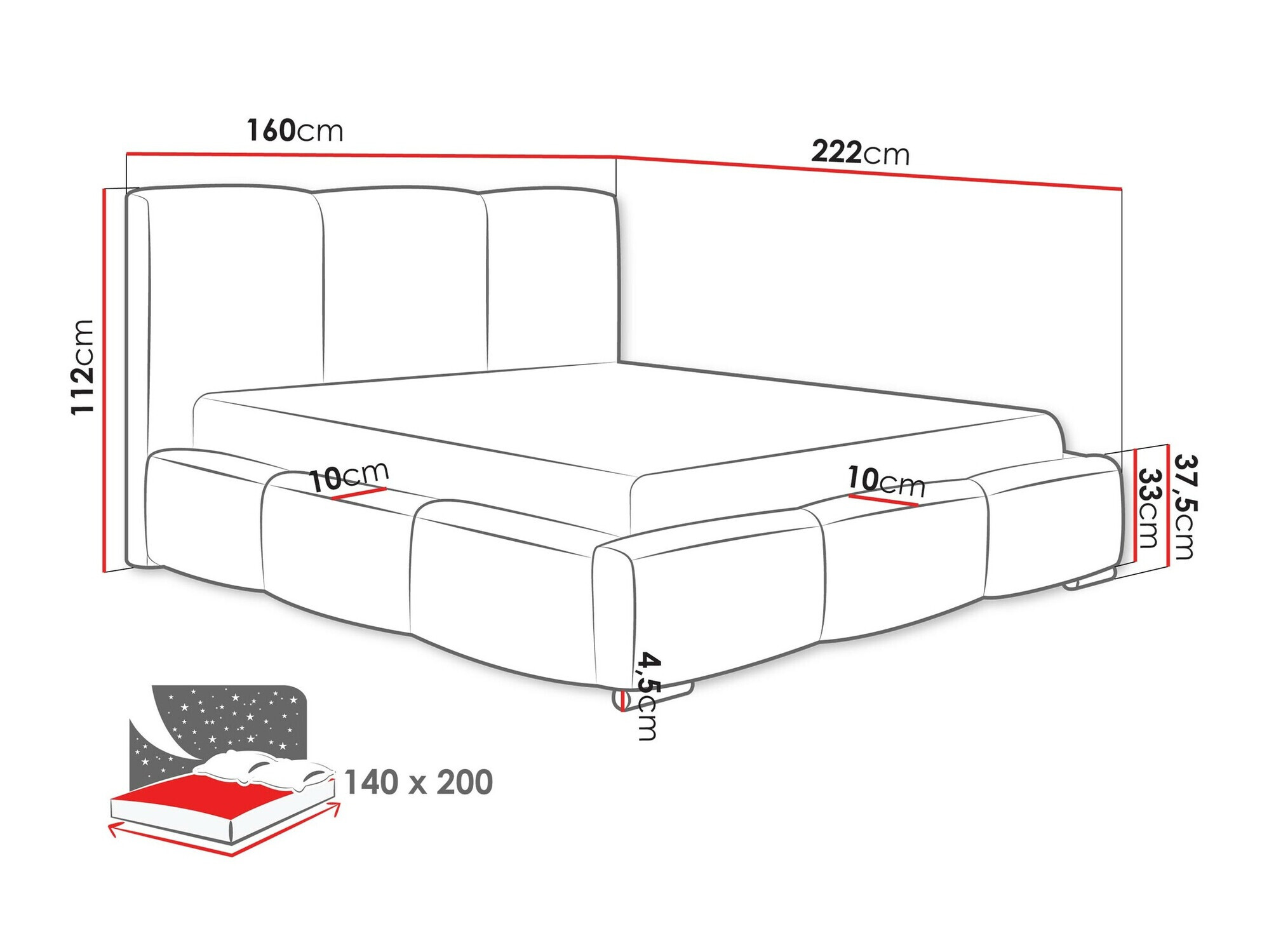 Krevet Comfivo 383 (Kronos 46)
