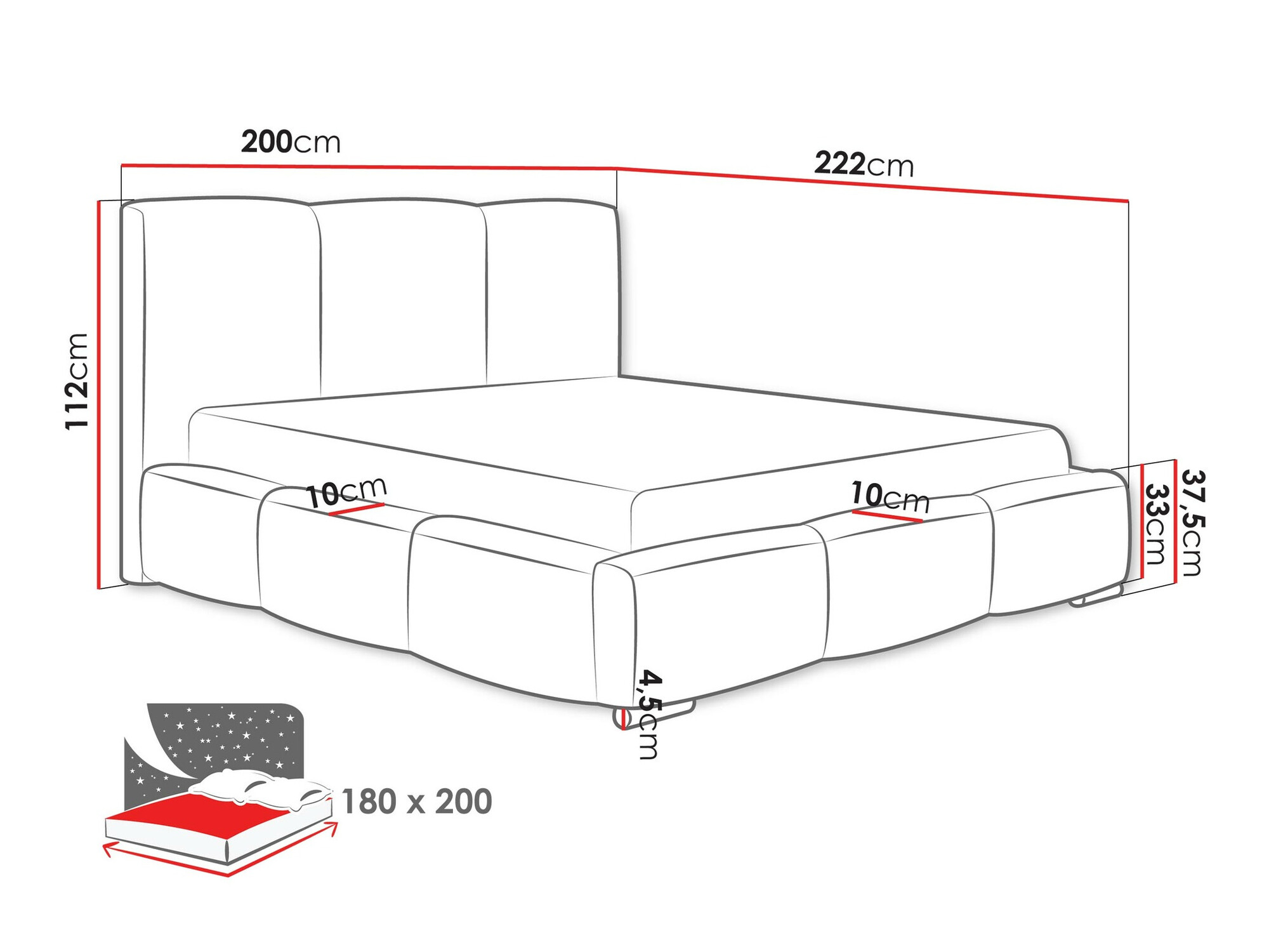 Krevet Comfivo 383 (Paros 01)