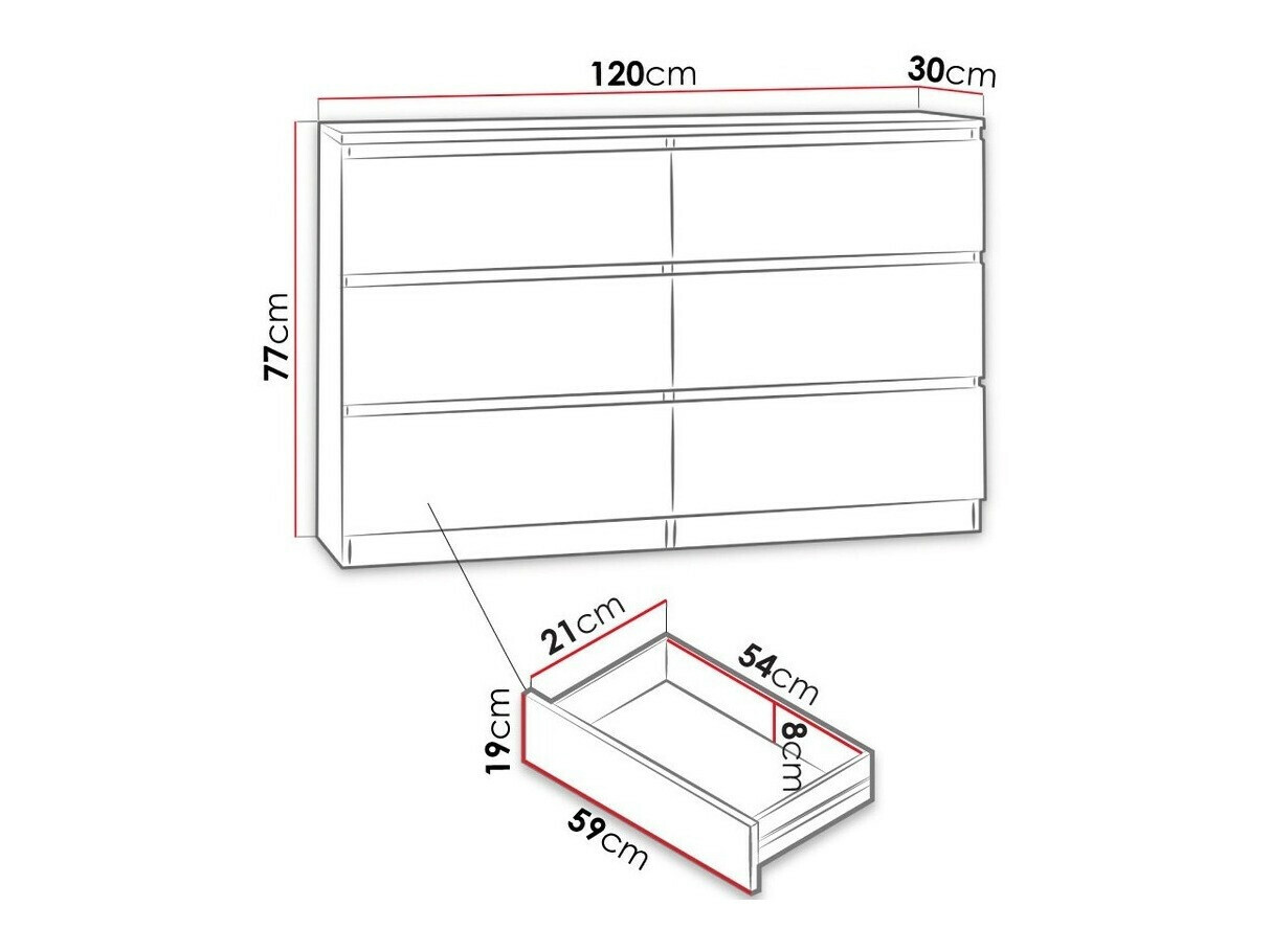 Komoda Comfivo Structor V (Belo)