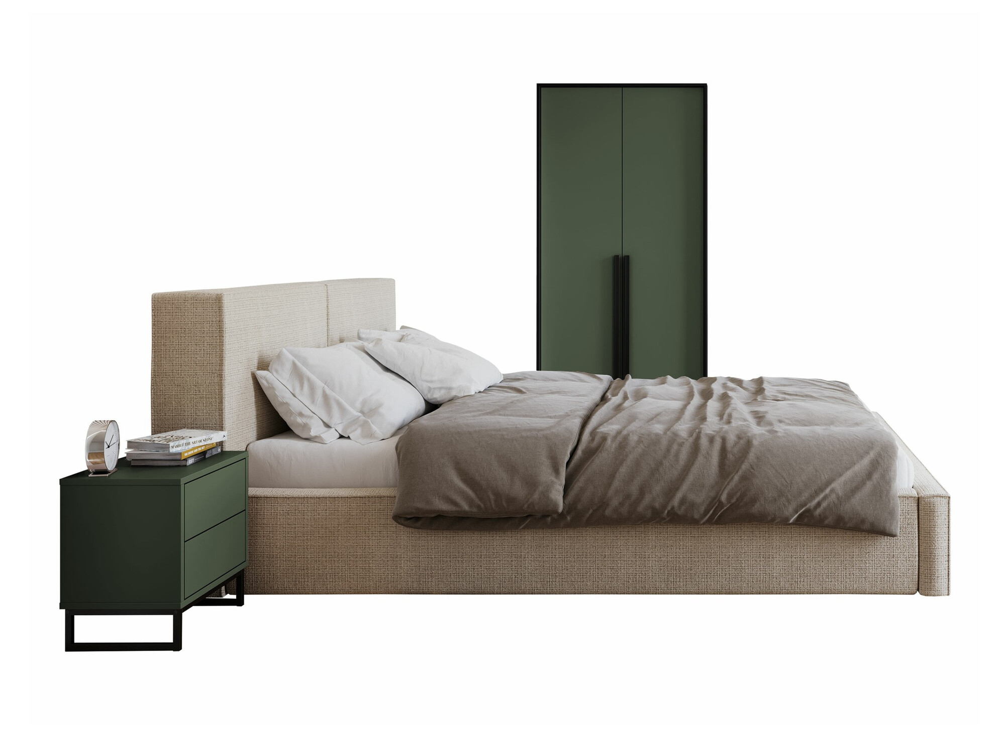 Set spavaća soba Calcalo 111 (Zelena)