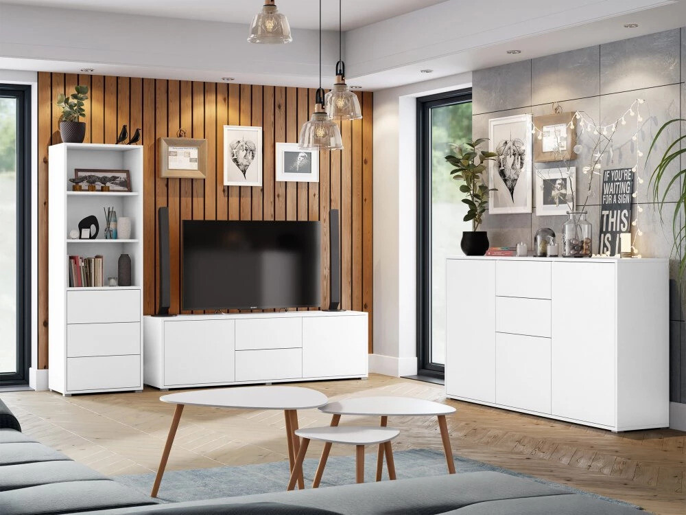 TV komoda Comfivo Tutela (Belo)