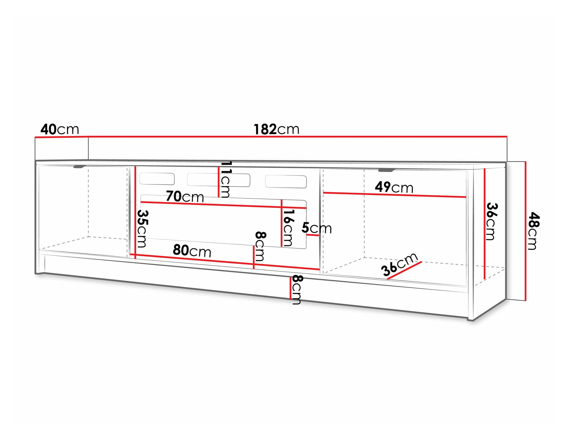TV sto Comfivo Larmire 109 (Bež)
