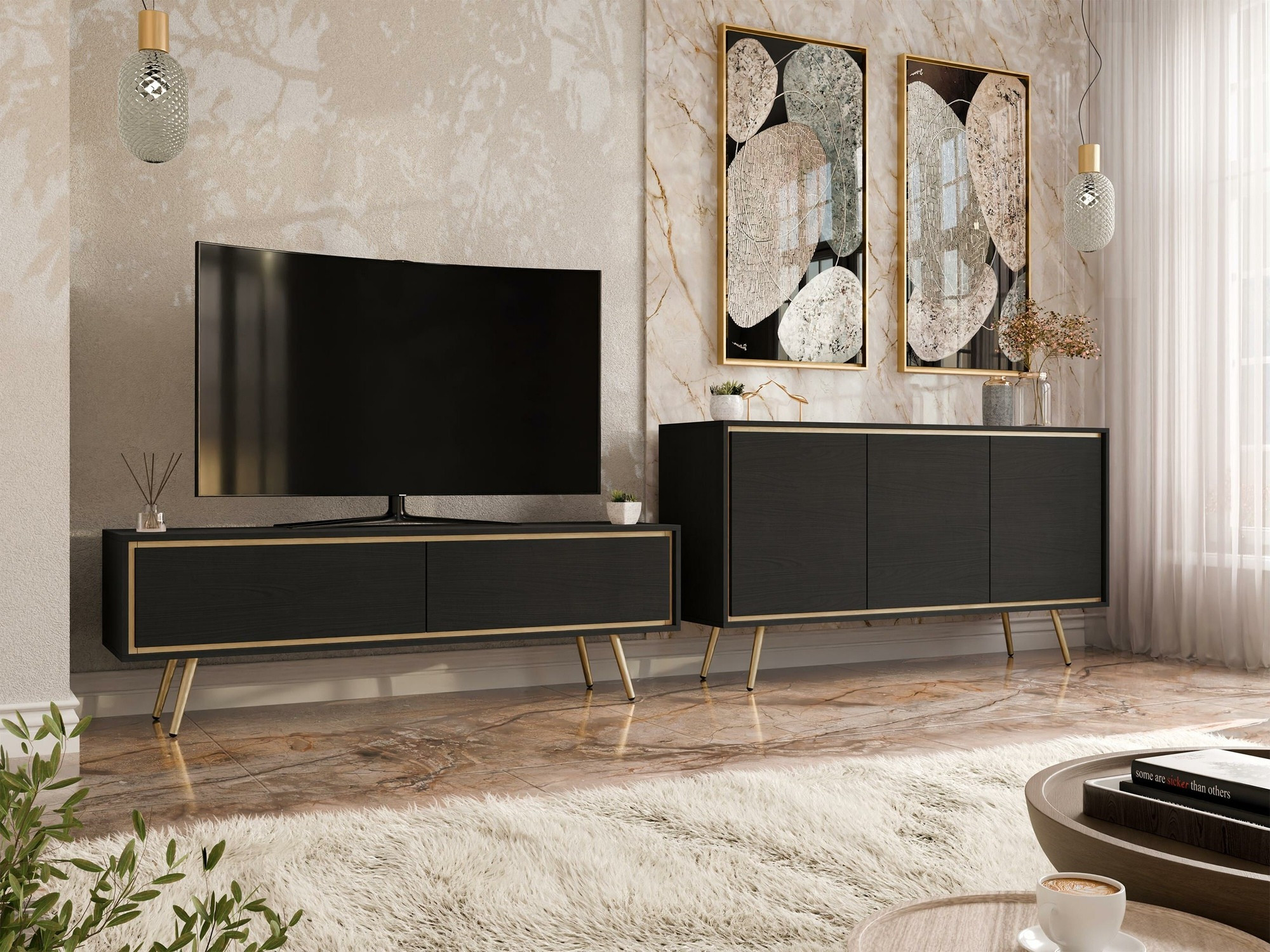 Set za dnevnu sobu Providence 192 (Graphite)