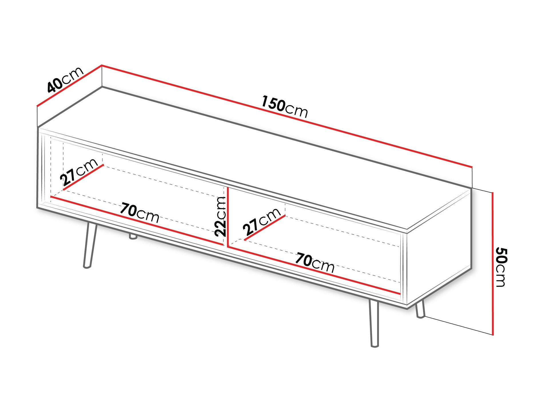 TV sto Providence 191 (Graphite)