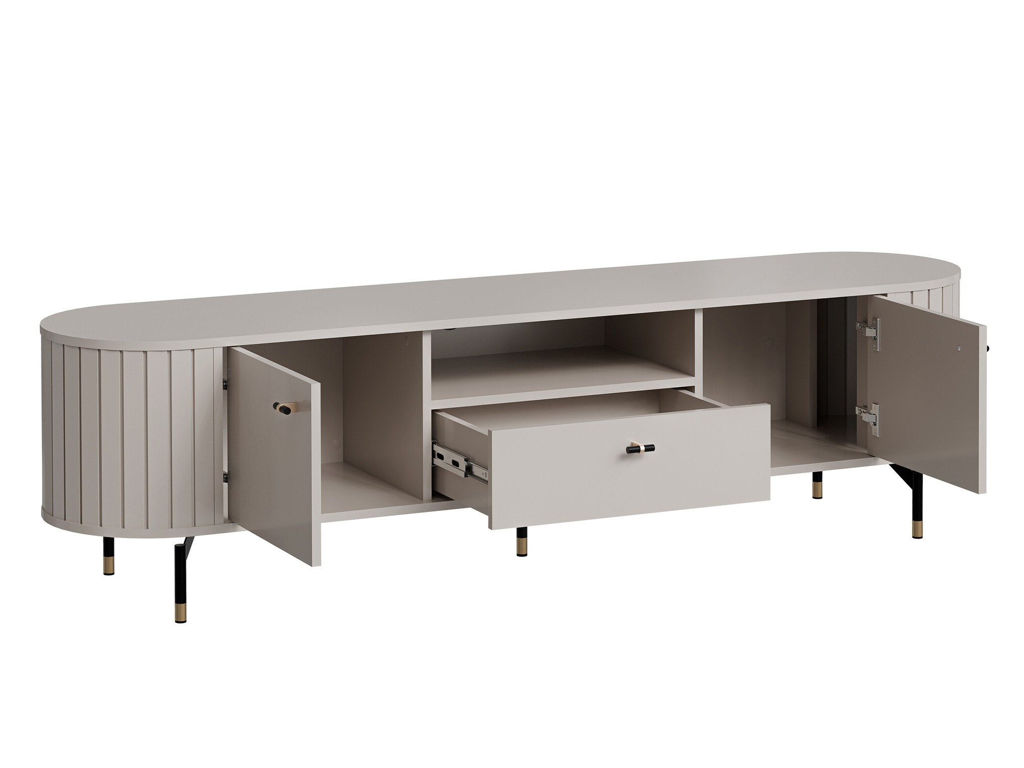 Set za dnevnu sobu Novmono 108 (Crno)