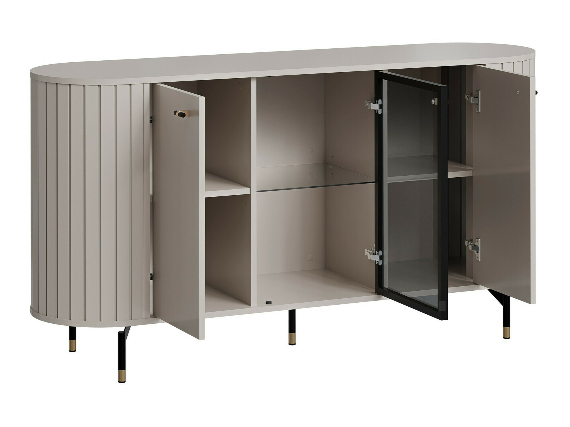 Set za dnevnu sobu Novmono 109 (Crno)