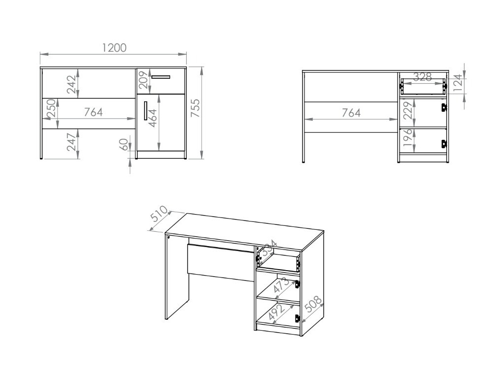 Kancelarijski sto Nucavu 106