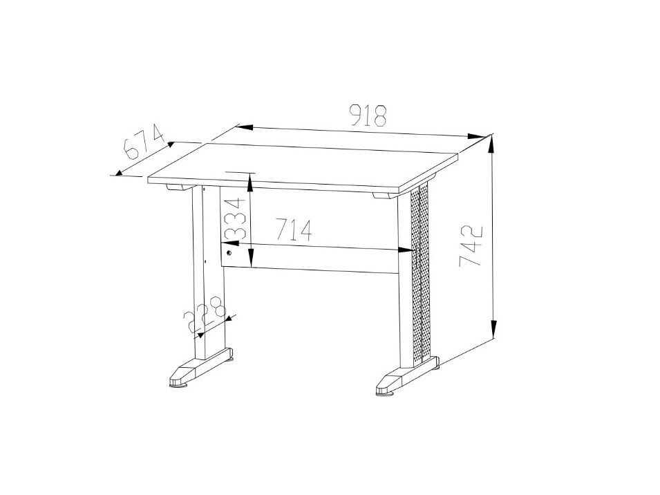 Kancelarijski sto Tolbelo 110