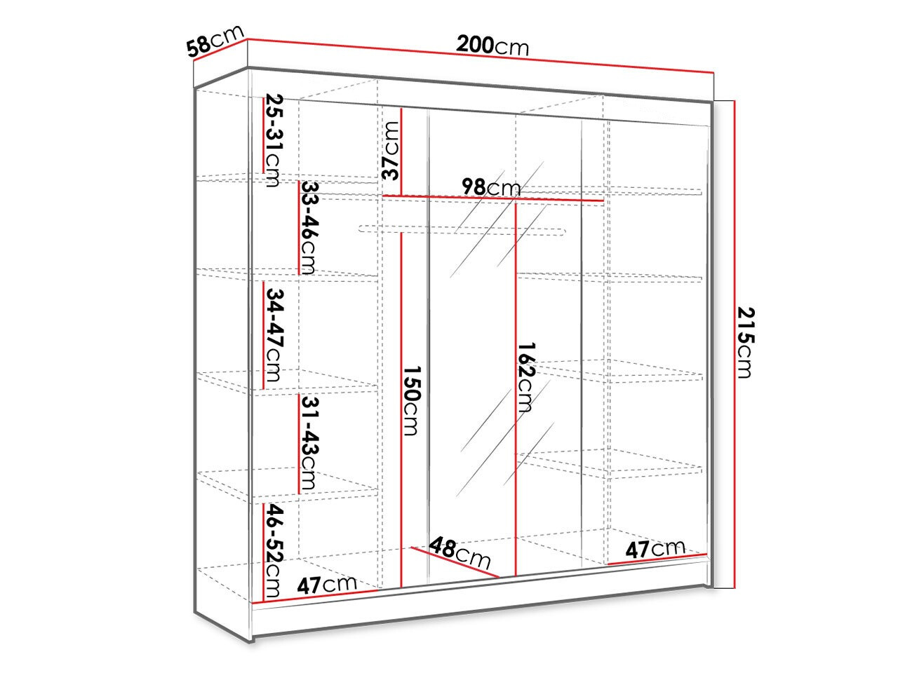 Ormar Closico Durion I (Belo)