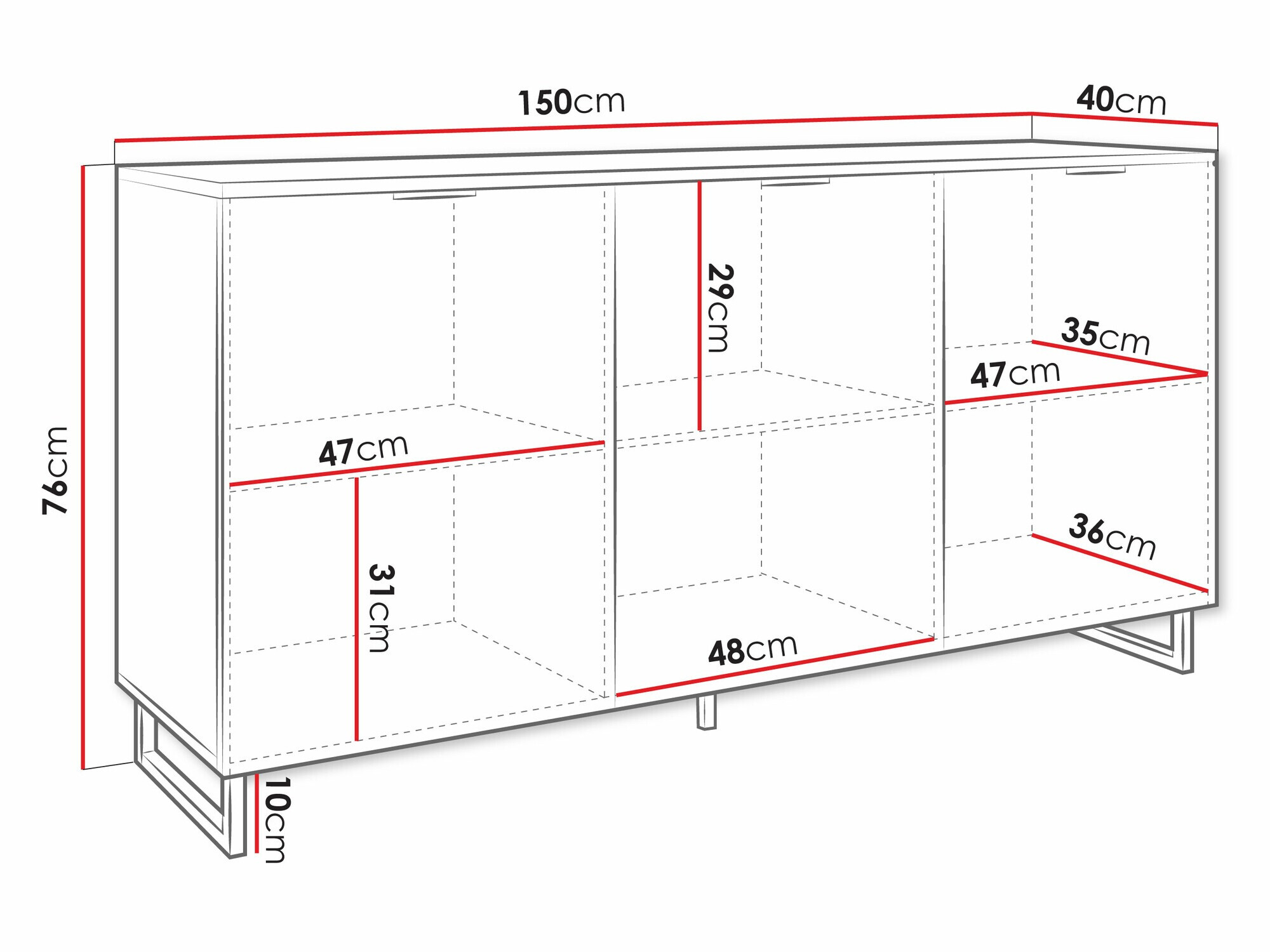 Ormarić Levsoni 100