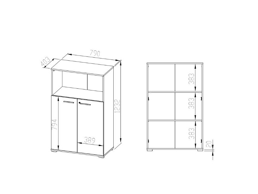 Ormarić Tolbelo 107