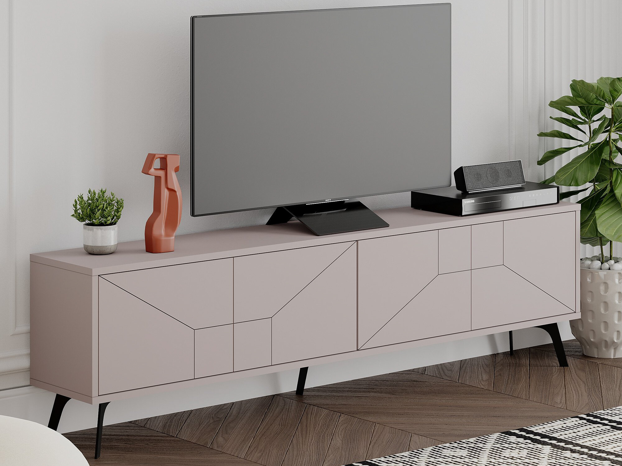 TV komoda Kailua 1237 (Svetlo smeđa)