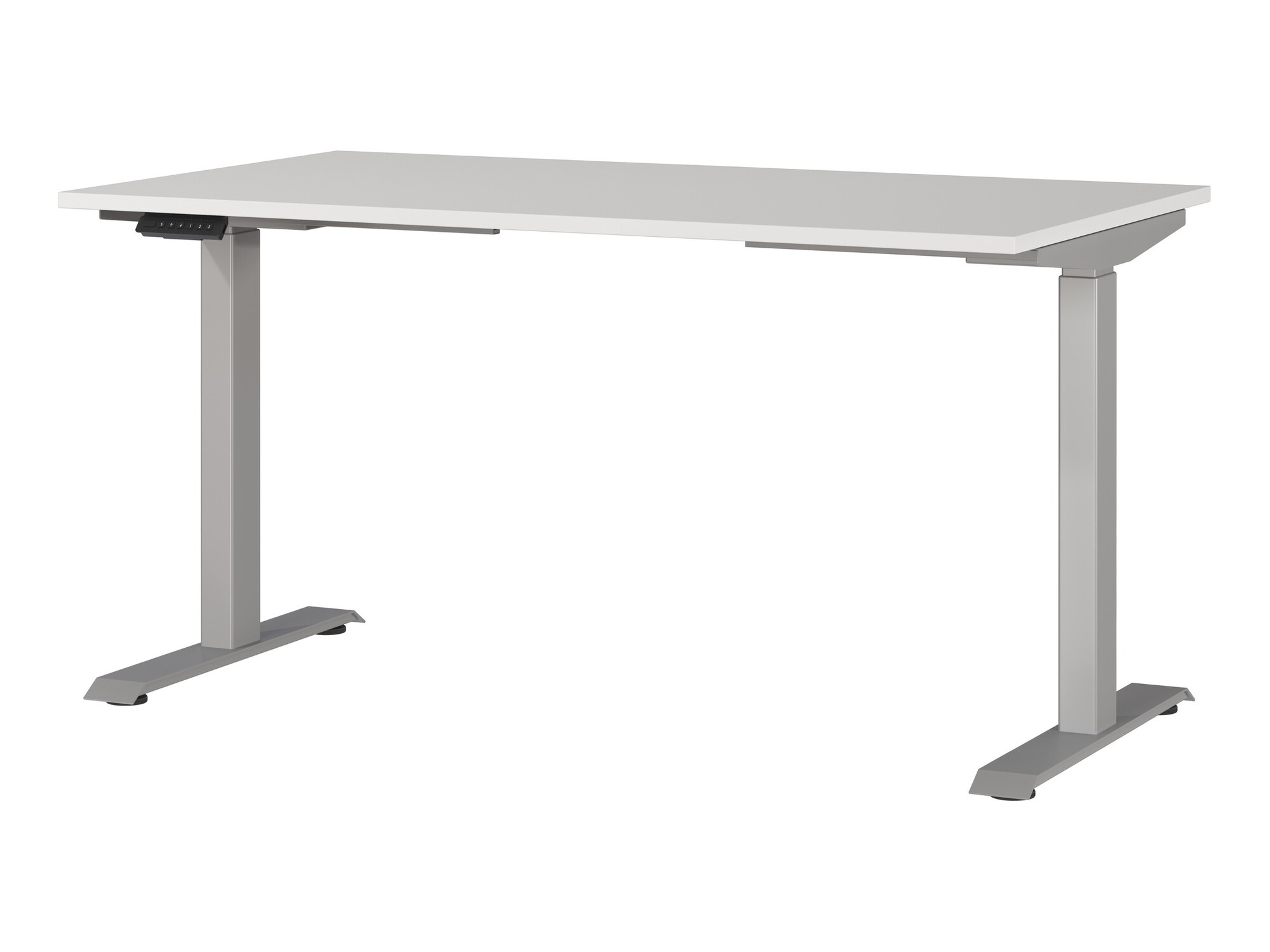 Sto sa podesivom visinom Eliromo 117 (Svetloosiva + Srebrna)