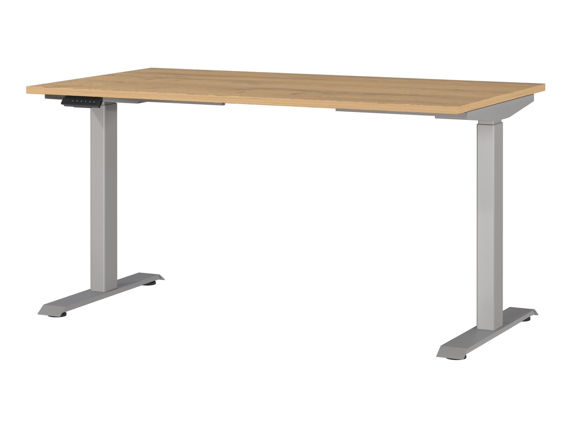 Sto sa podesivom visinom Sacramento 415 (Grandson hrast + Srebrna)