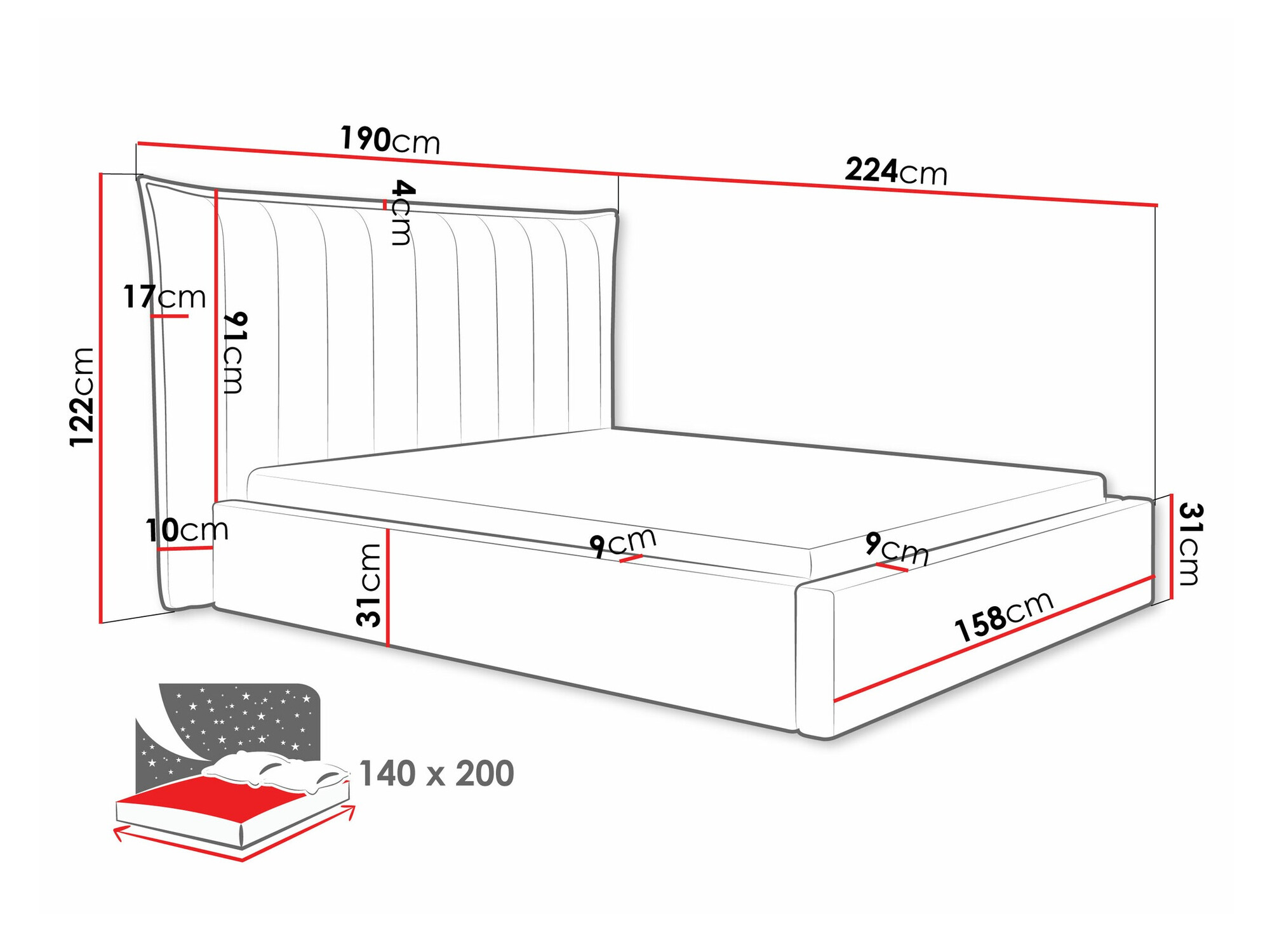 Krevet Comfivo 382 (Paros 1)