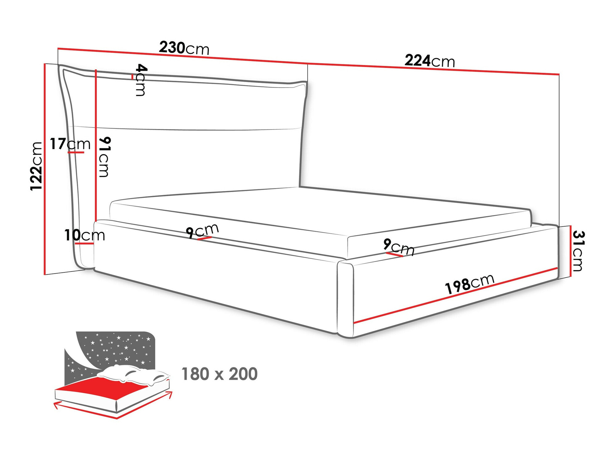 Krevet Comfivo 400 (Paros 1)