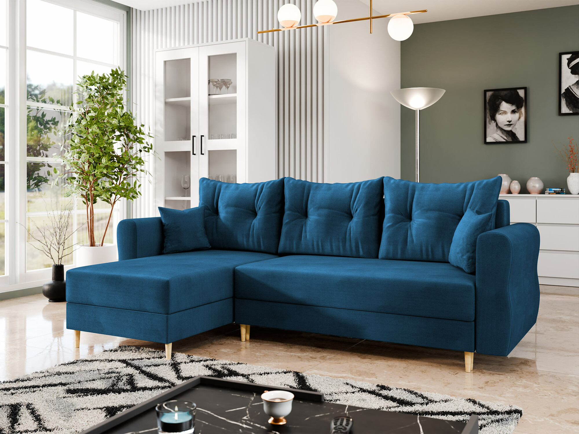 Ugaona sofa Veldala 102 (Manila 26)