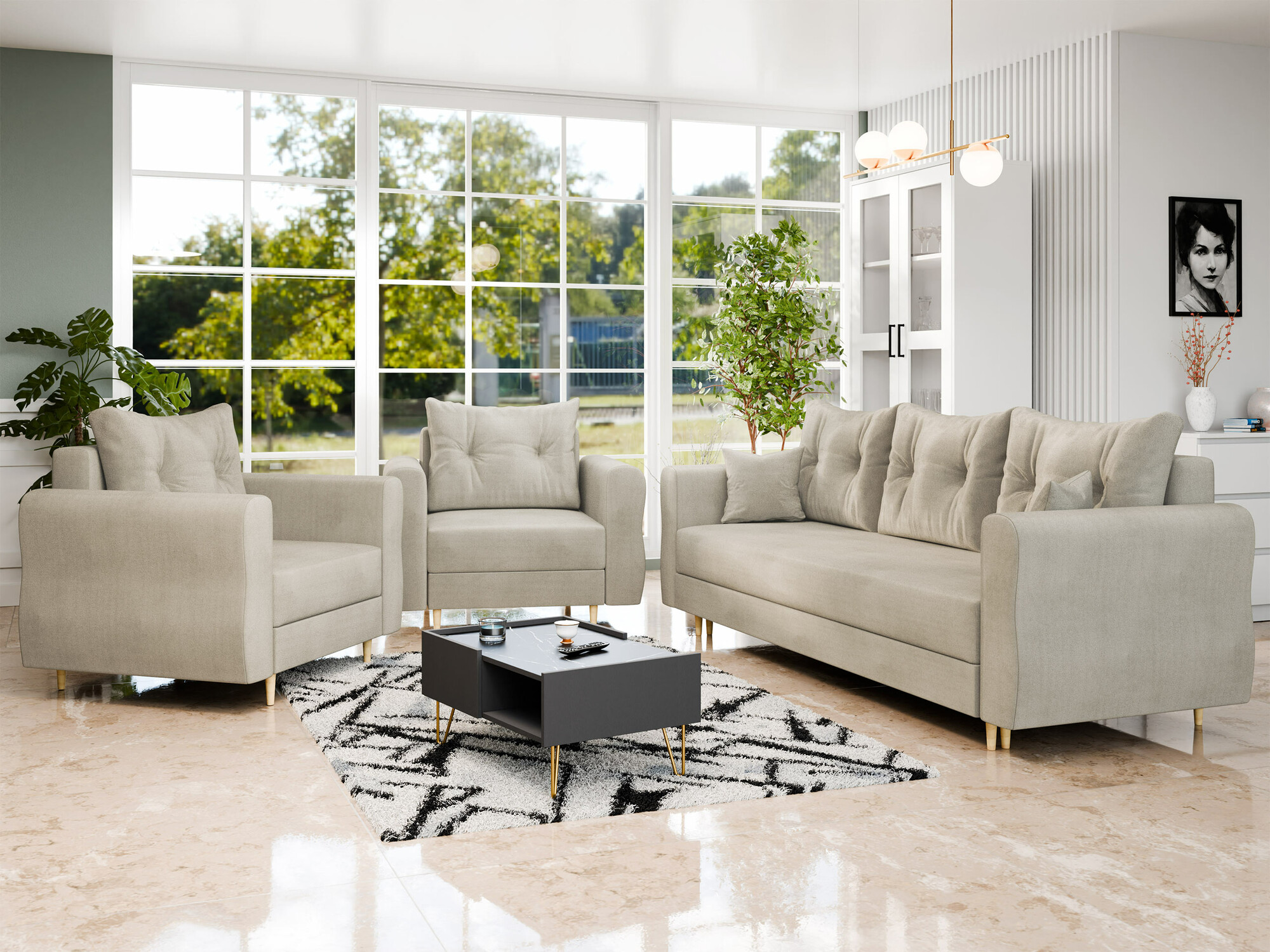 Set tapaciranog nameštaja Veldala 106 (Manila 02)