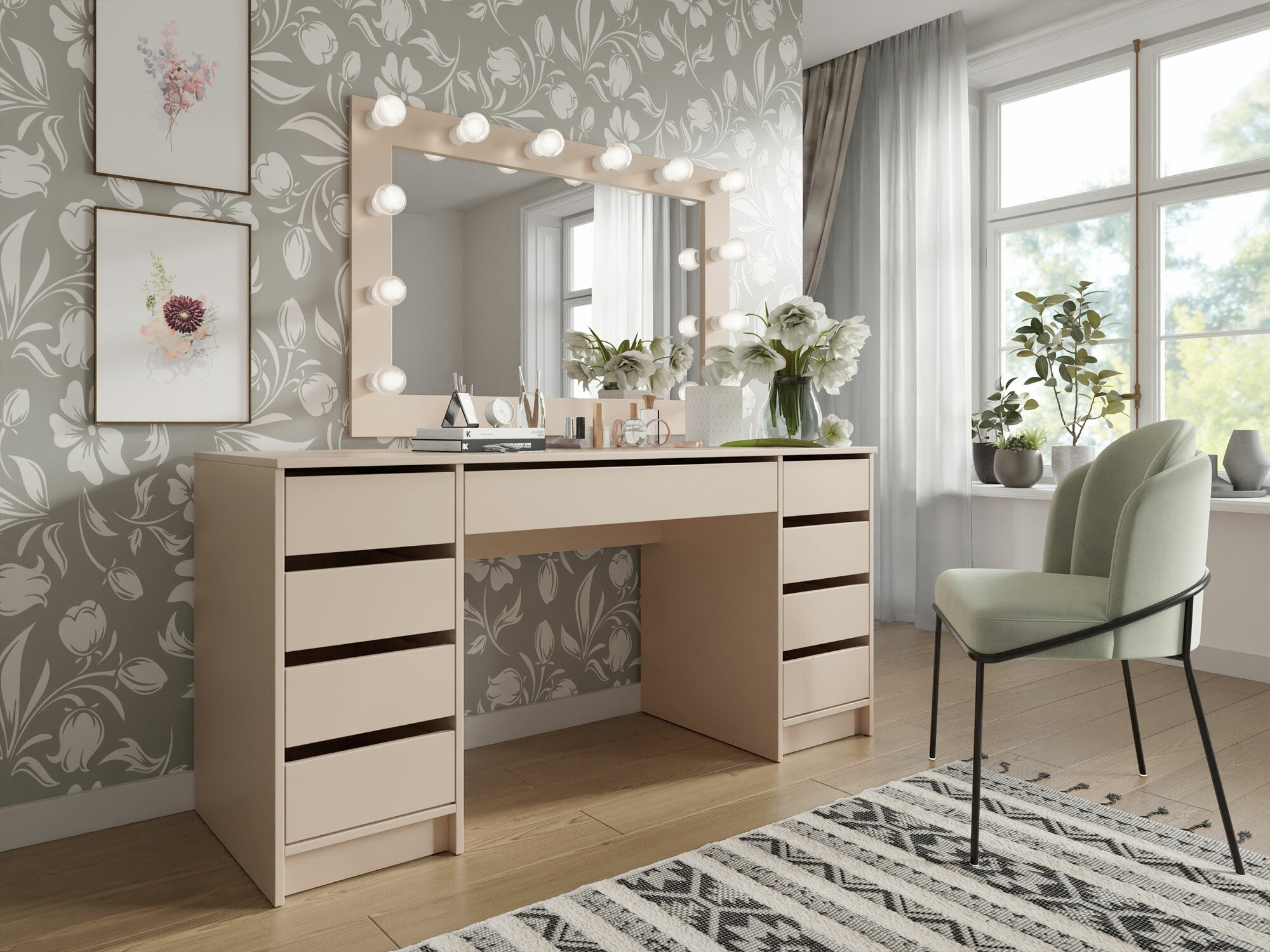 Kancelarijski sto Comfivo 401 (Bež)