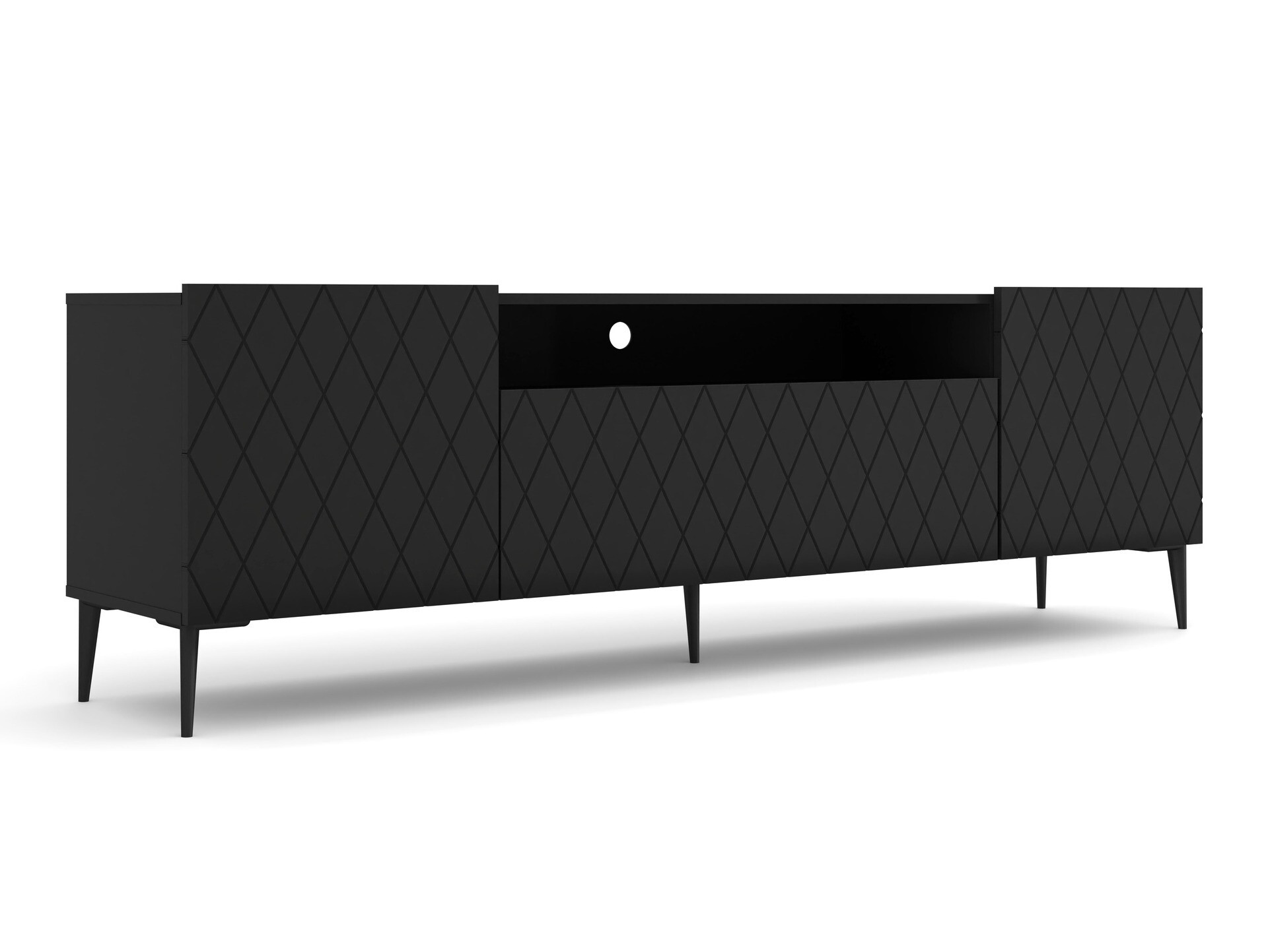 TV komoda Melmoro 110 (Crno)