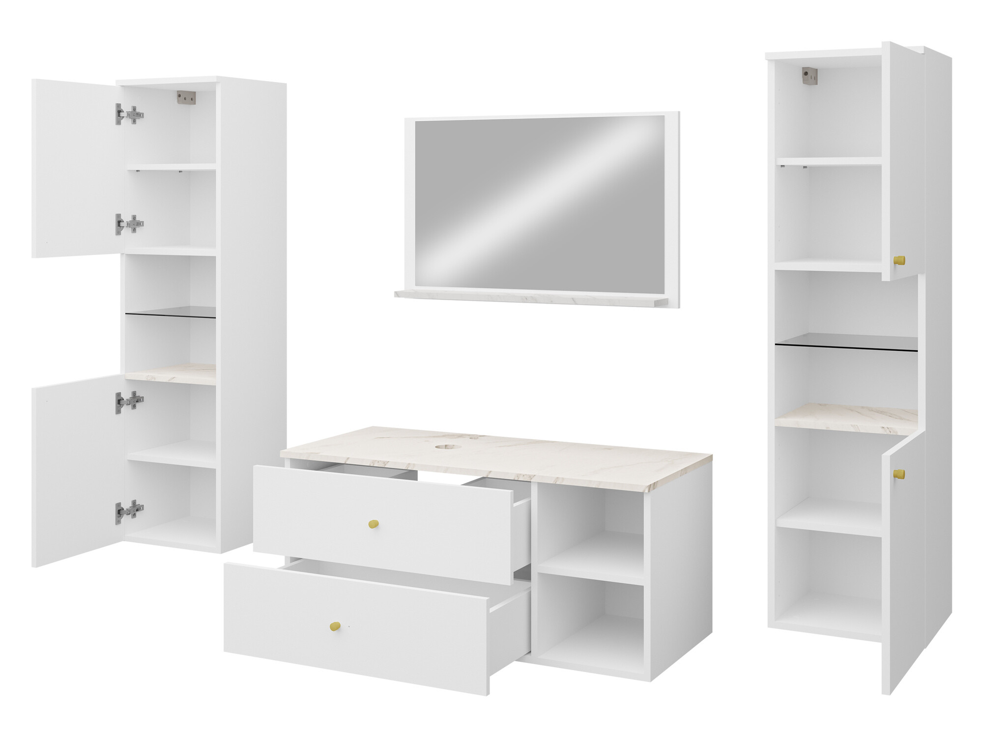 Set za kupatilo Ophruvi 102 (Orah)