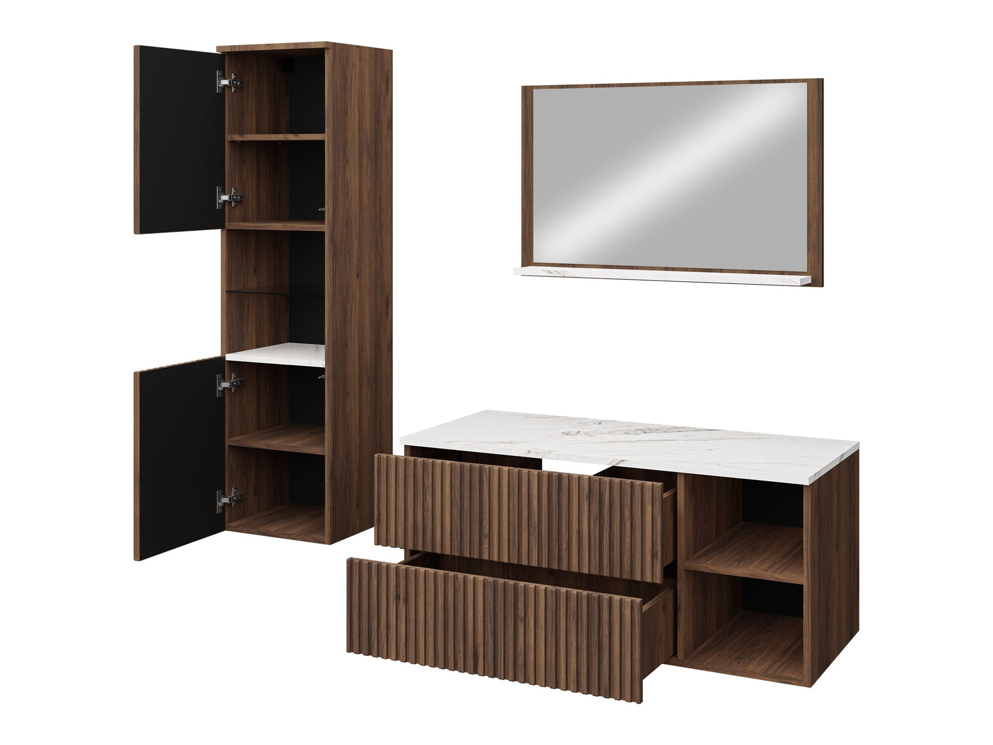 Set za kupatilo Ophruvi 104 (Crno)