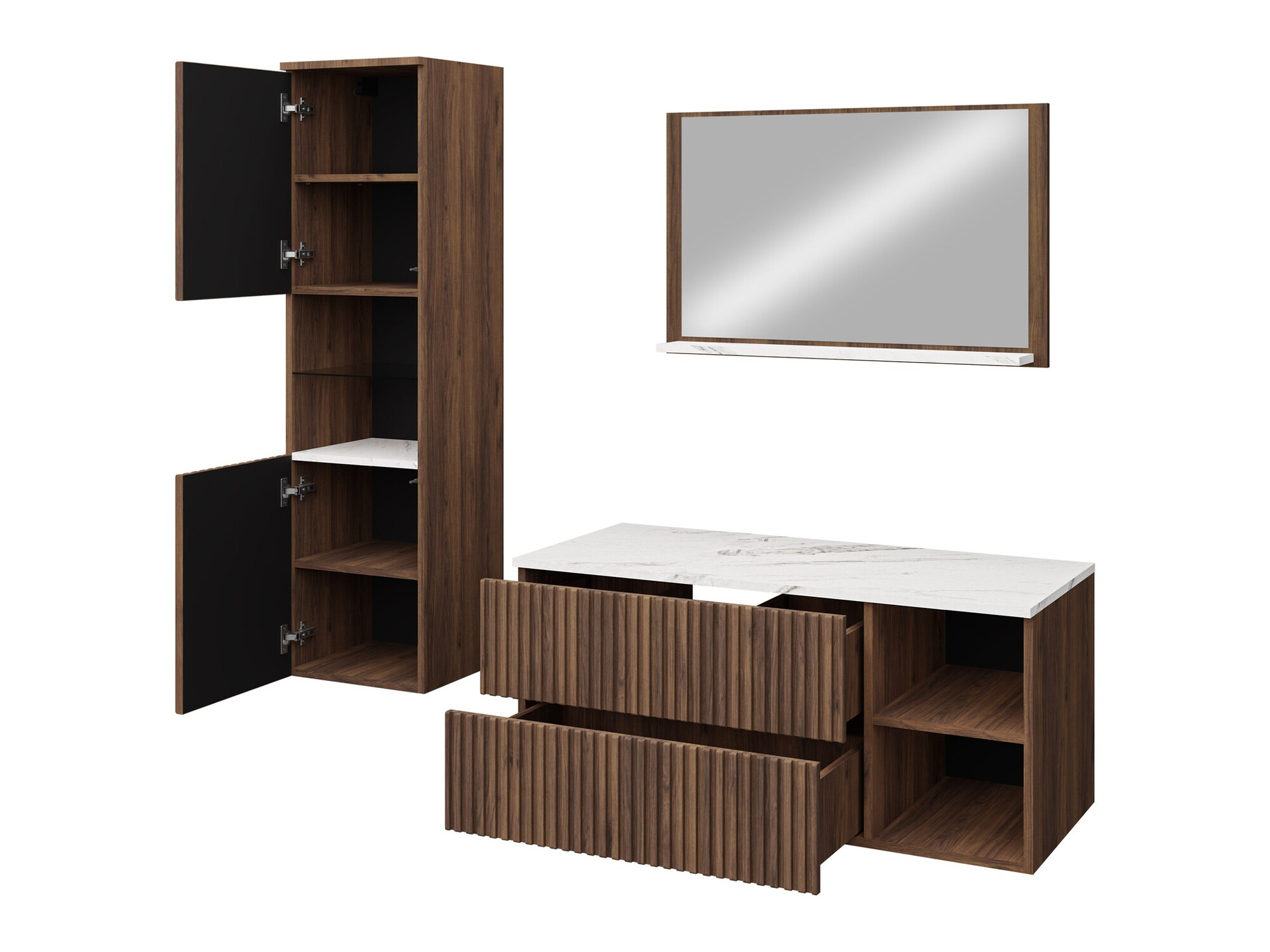 Set za kupatilo Ophruvi 104 (Crno)