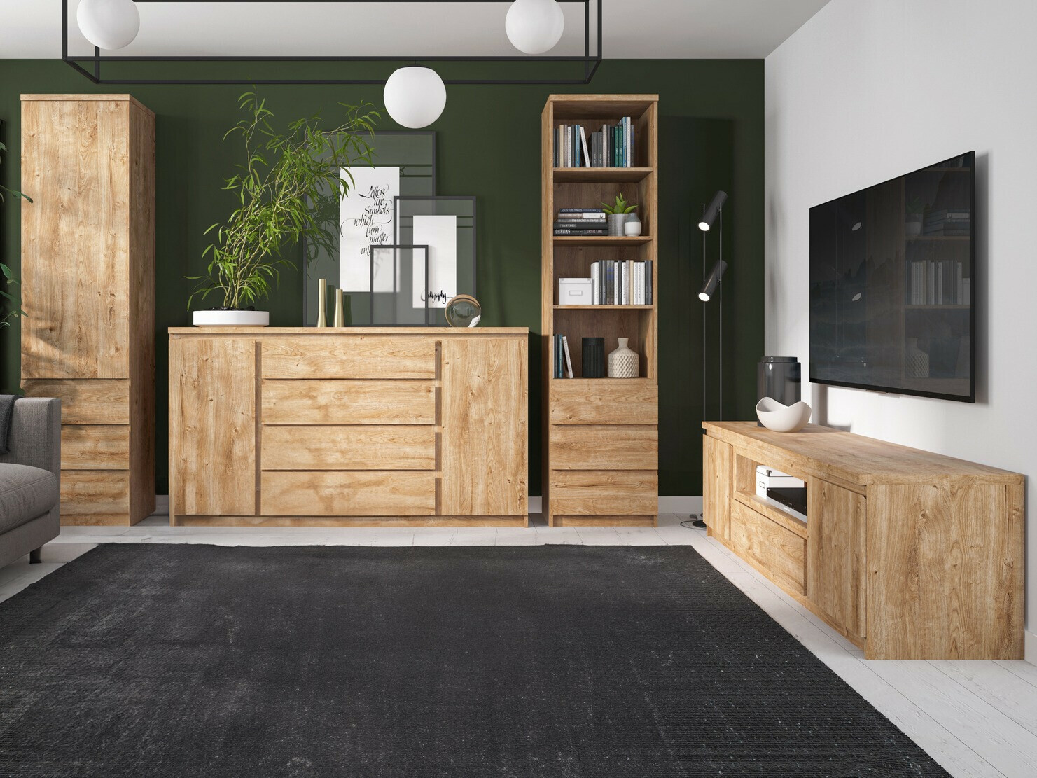 Polica Merfere 114 (Hrast)