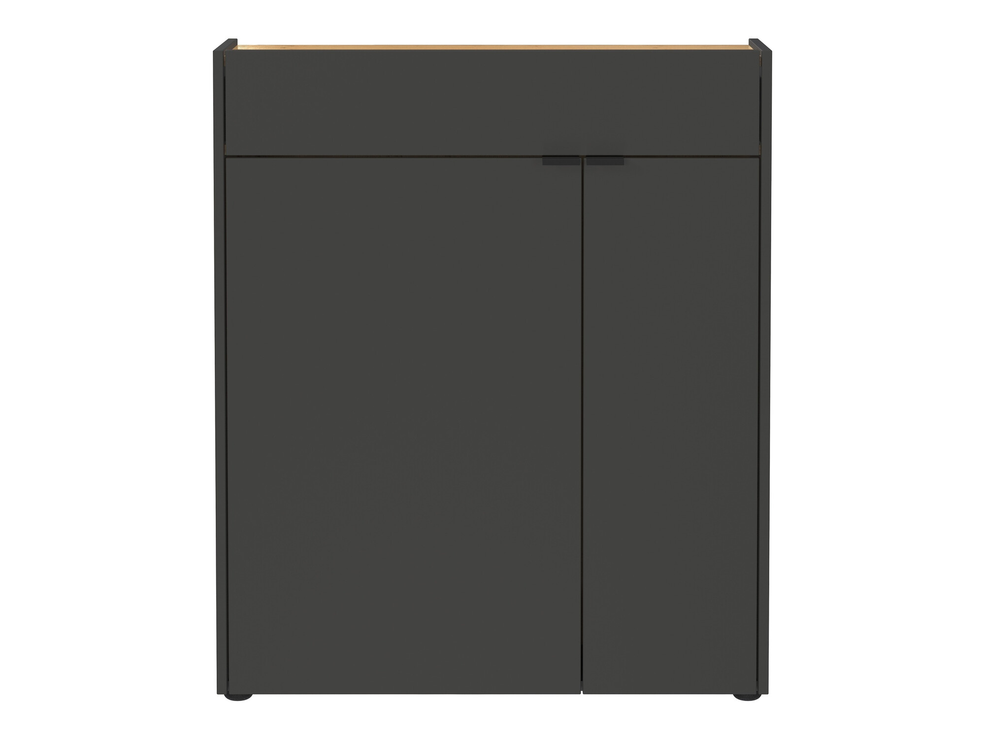 Polica za obuću Cirsale 110 (Grafit + Navarra hrast)